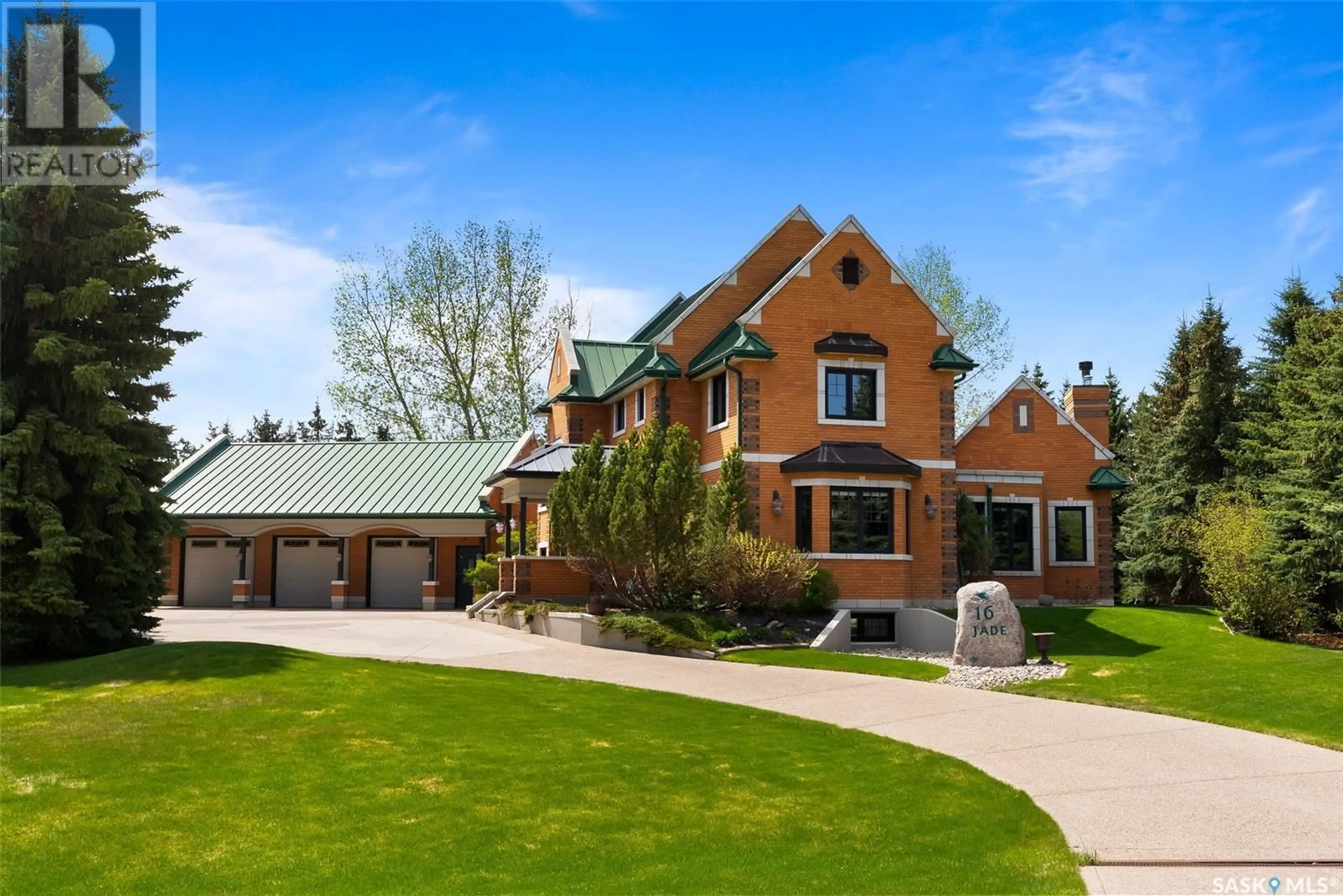 Home with brick exterior material, mountain view for 16 JADE PLACE, White City Saskatchewan S4L1A9