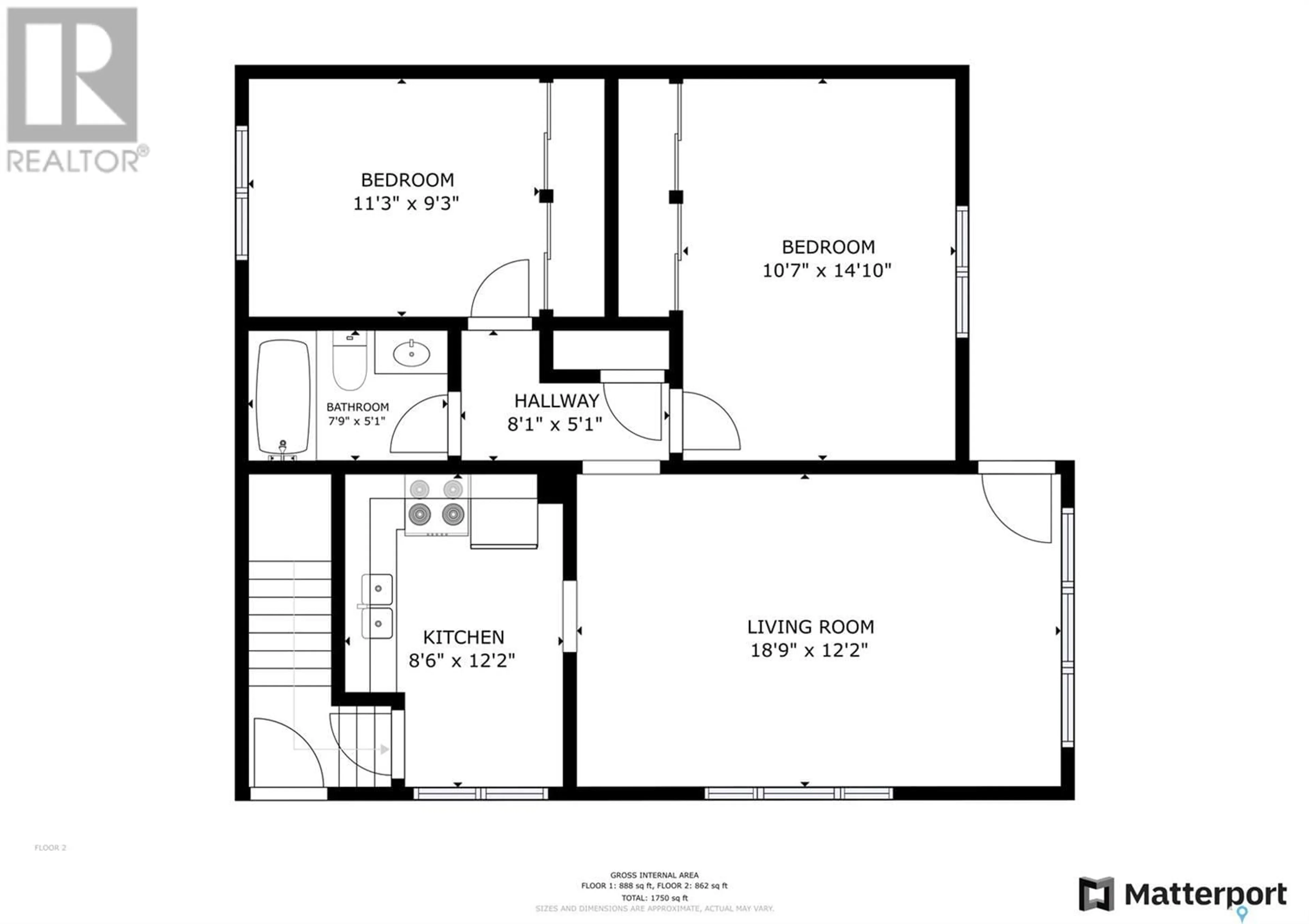 Floor plan for 1818-1820 CLARENCE AVENUE, Saskatoon Saskatchewan S7H2G1