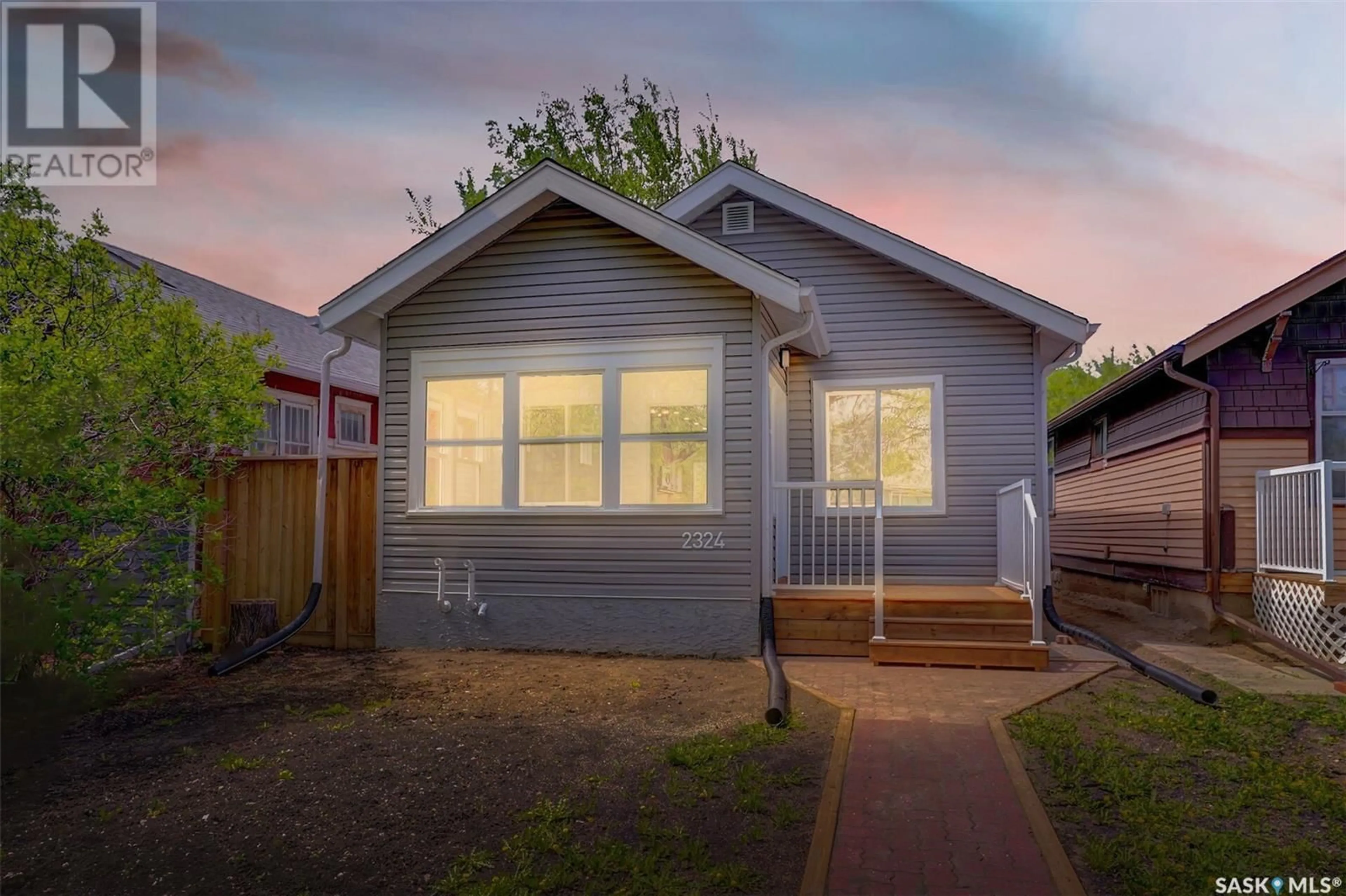 Home with vinyl exterior material, street for 2324 WALLACE STREET, Regina Saskatchewan S4N4A9