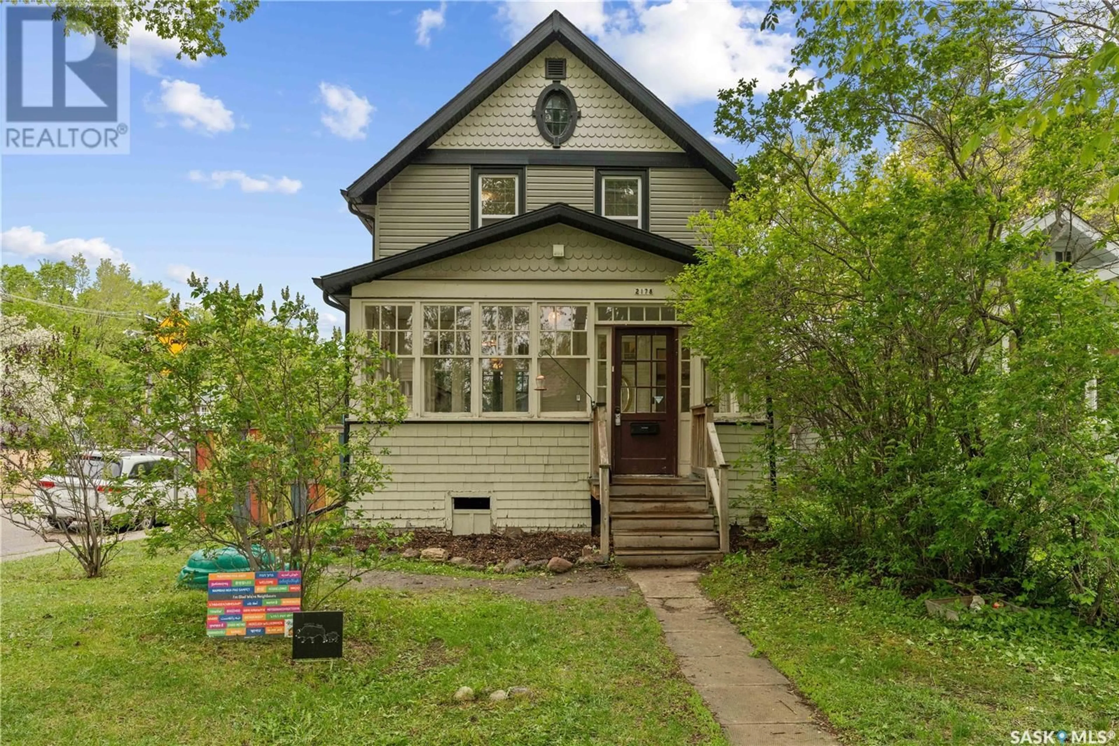 Home with vinyl exterior material, street for 2178 MONTAGUE STREET, Regina Saskatchewan S4T3J9