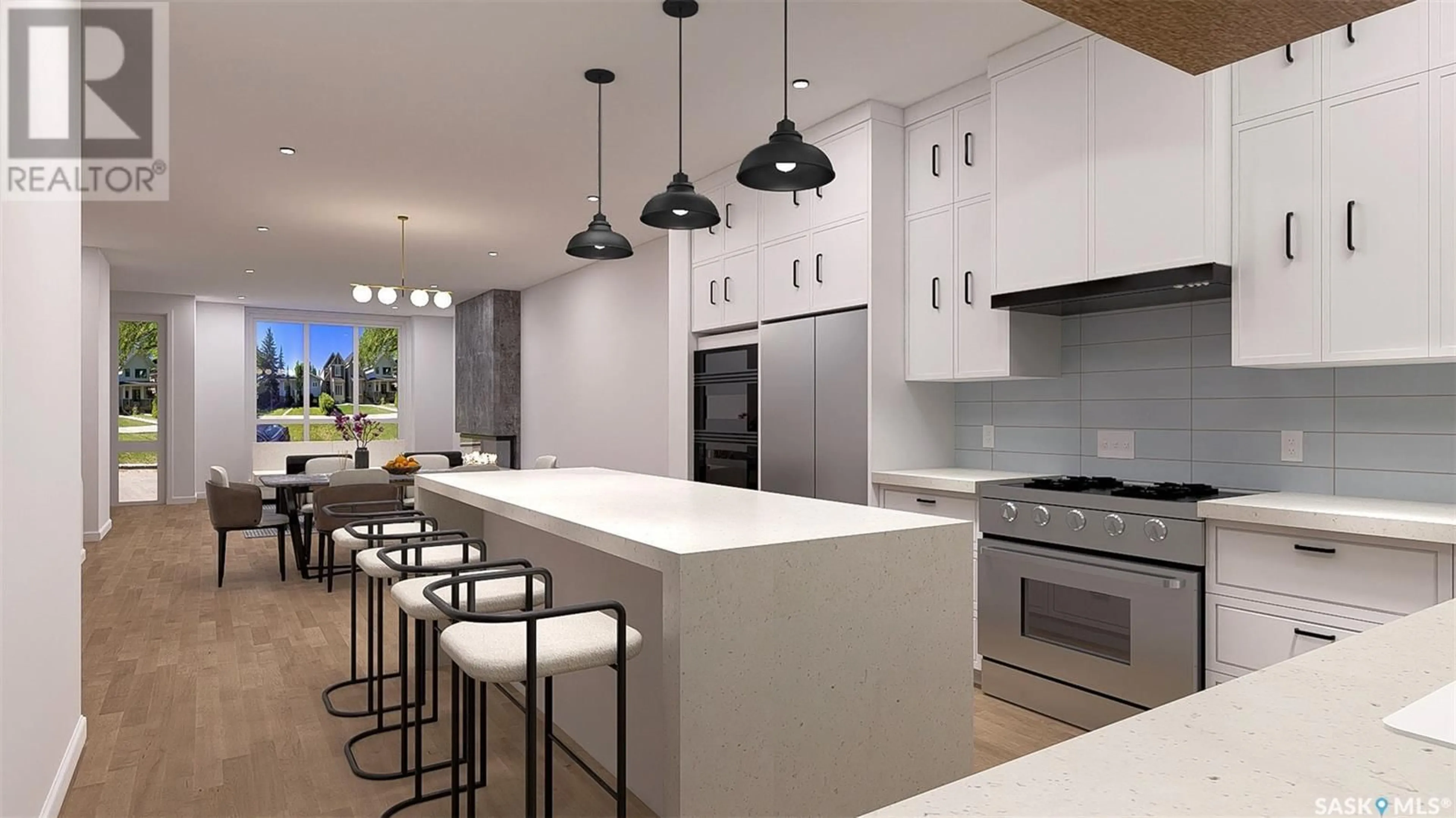 Contemporary kitchen, ceramic/tile floor for 1137 13TH STREET, Saskatoon Saskatchewan S7H0B8
