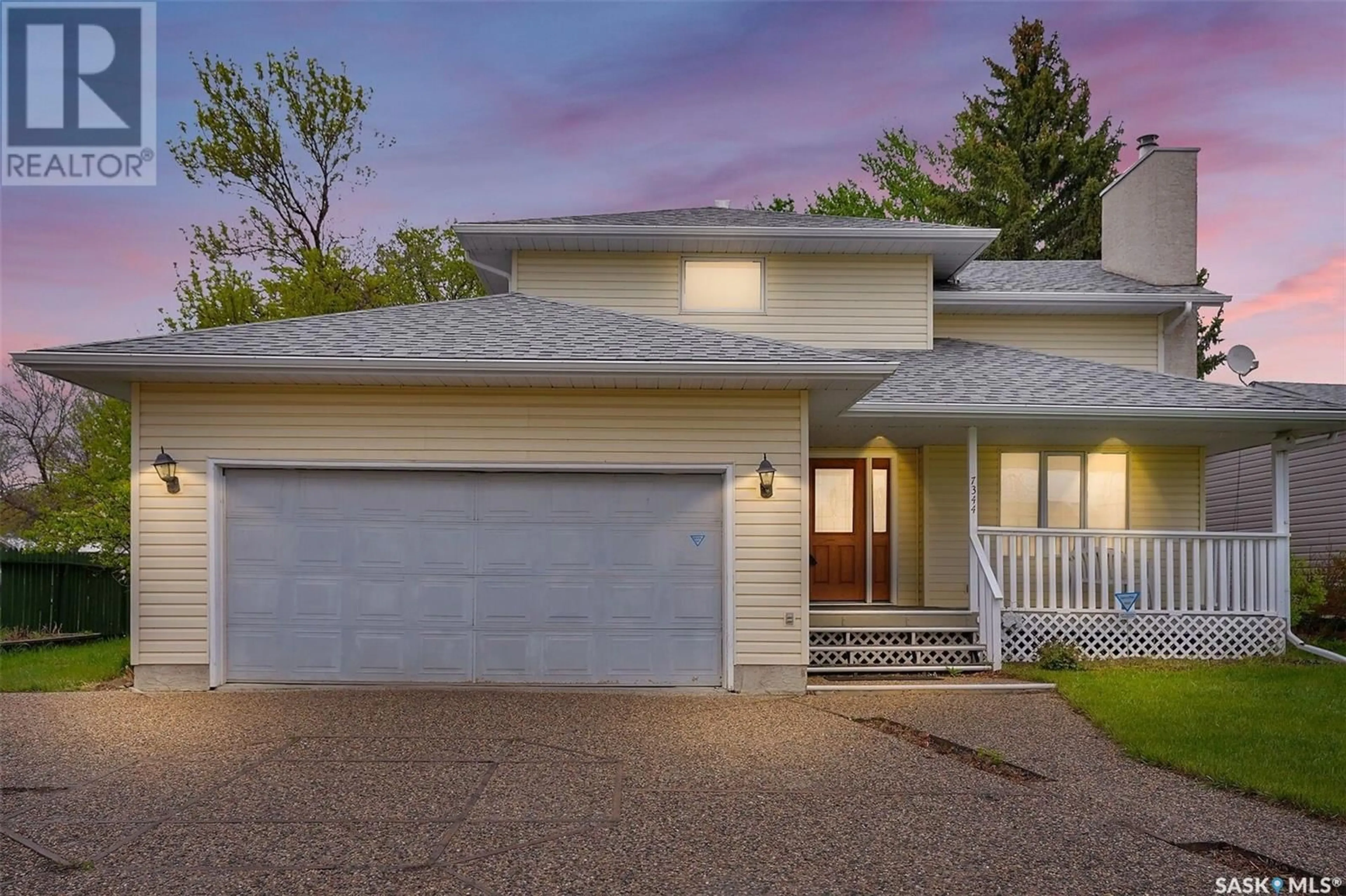 Home with vinyl exterior material, street for 7344 7TH AVENUE, Regina Saskatchewan S4T0T1