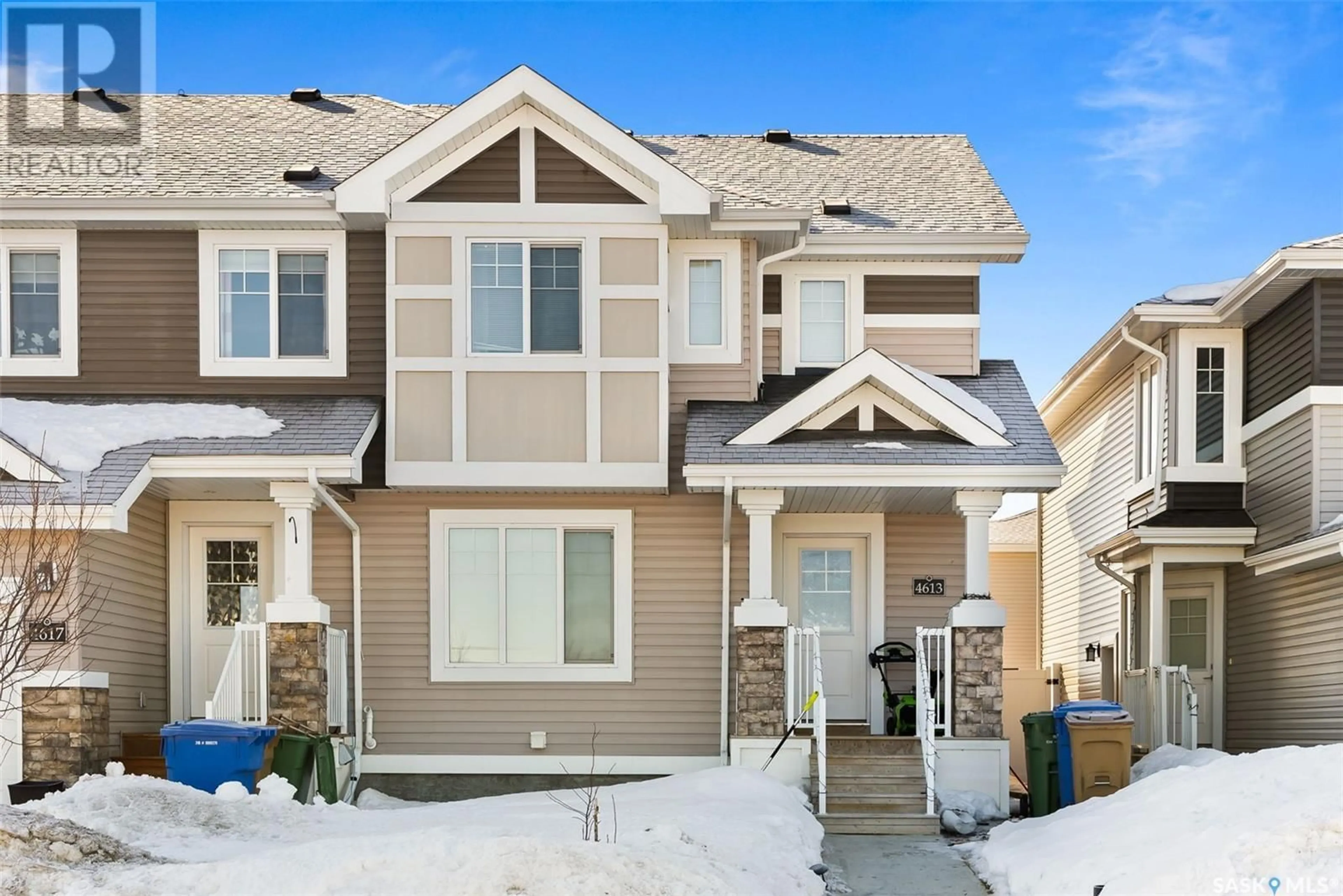 Home with vinyl exterior material, street for 4613 KELLER AVENUE, Regina Saskatchewan S4V3R5