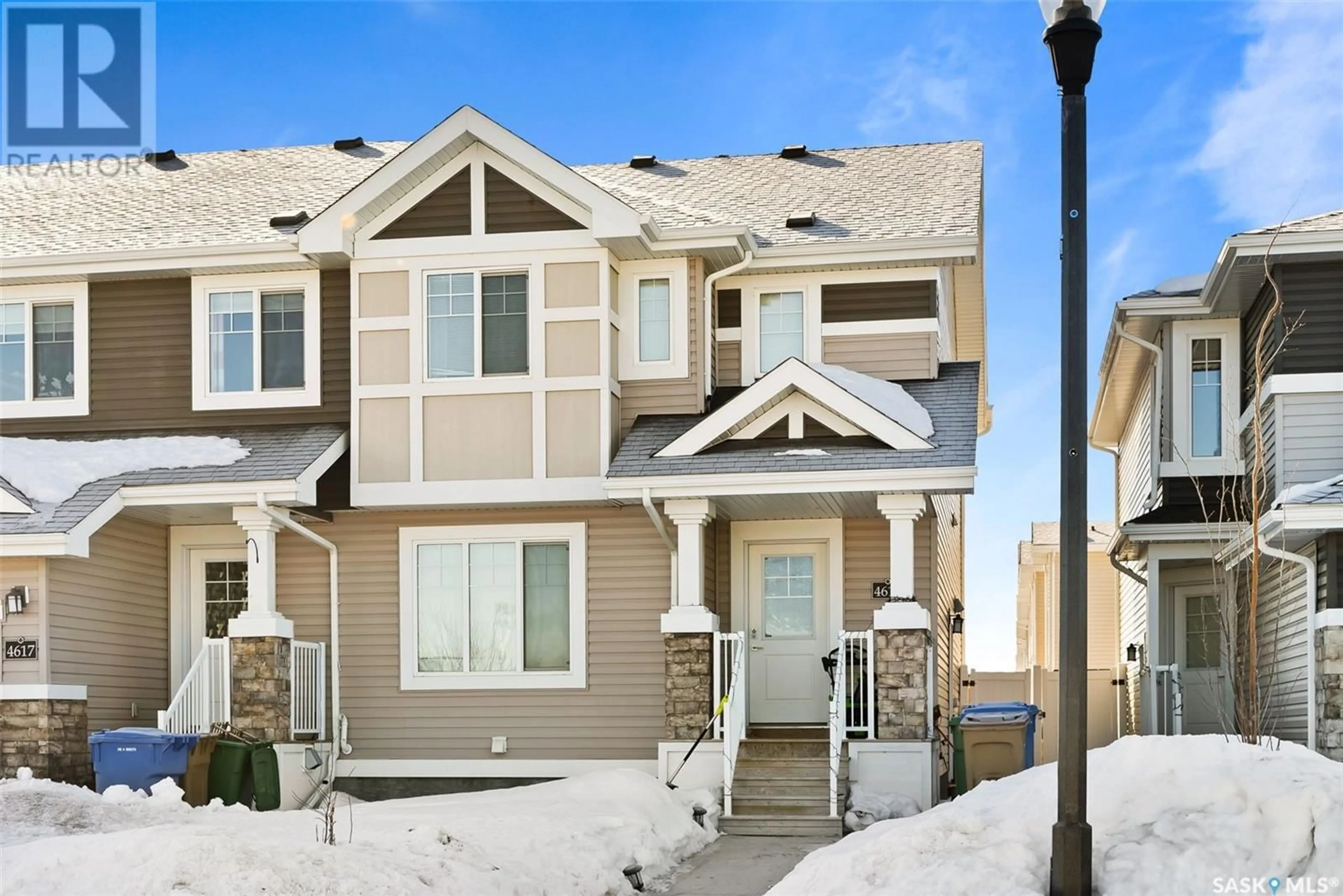 Home with vinyl exterior material, street for 4613 KELLER AVENUE, Regina Saskatchewan S4V3R5