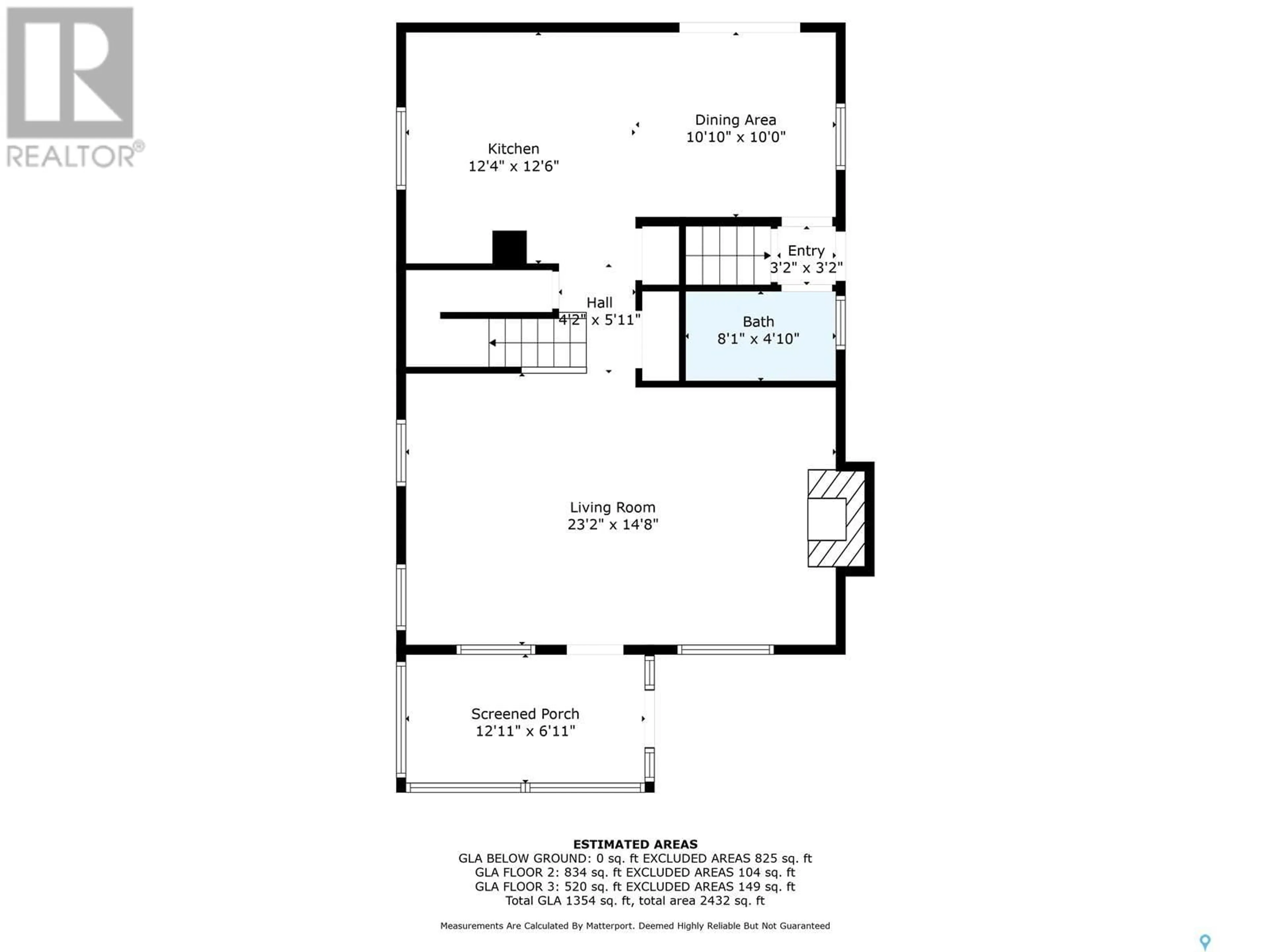 Floor plan for 905 10TH AVENUE, Saskatoon Saskatchewan S7K2Z4