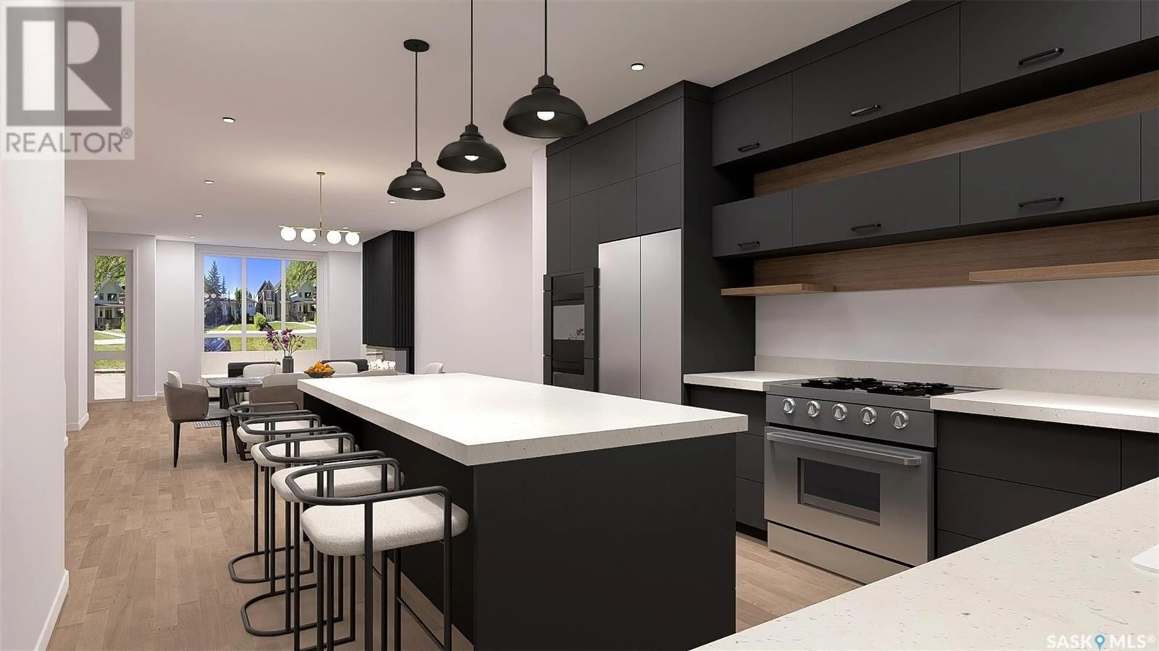 Contemporary kitchen, unknown for 1139 13TH STREET, Saskatoon Saskatchewan S7H0B8