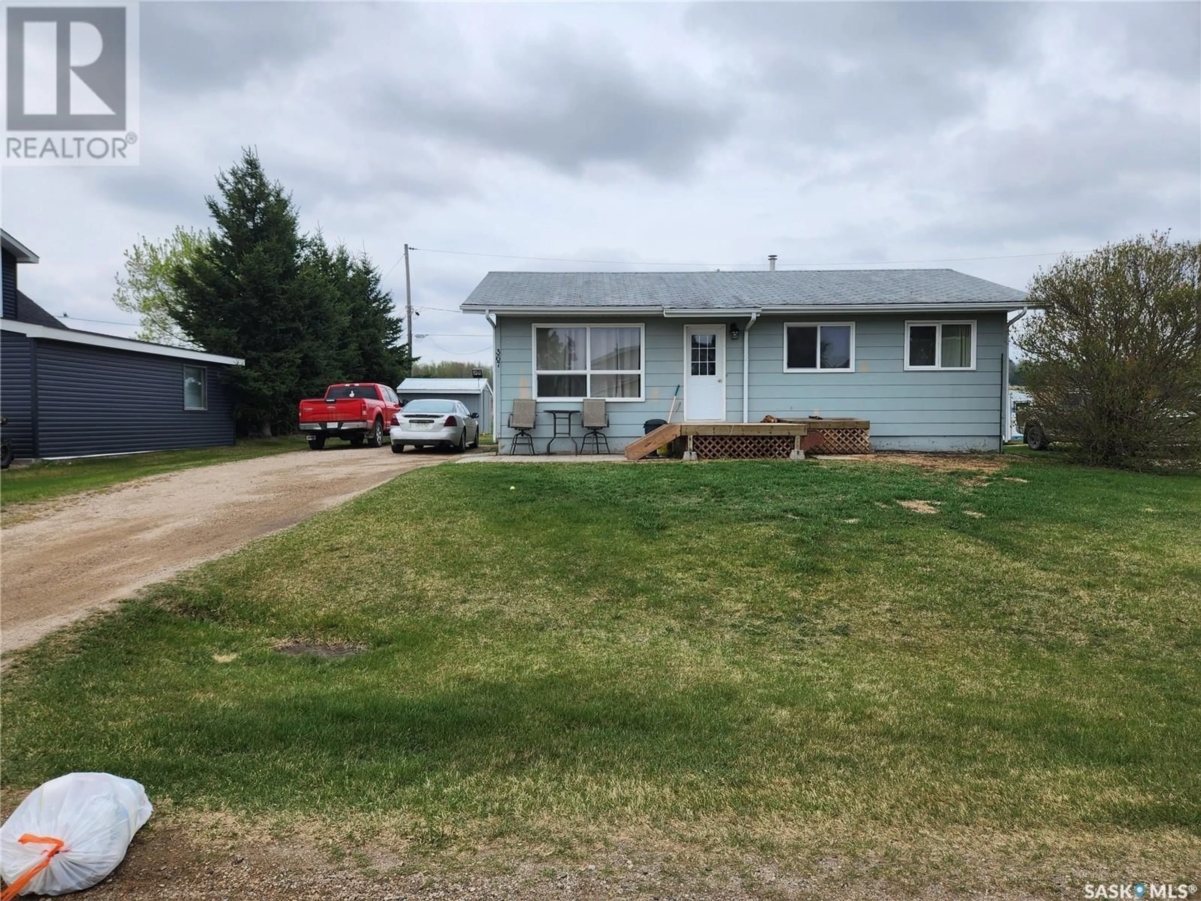 A pic from outside/outdoor area/front of a property/back of a property/a pic from drone, street for 367 SUNNY BROW AVENUE, Bjorkdale Saskatchewan S0E0E0