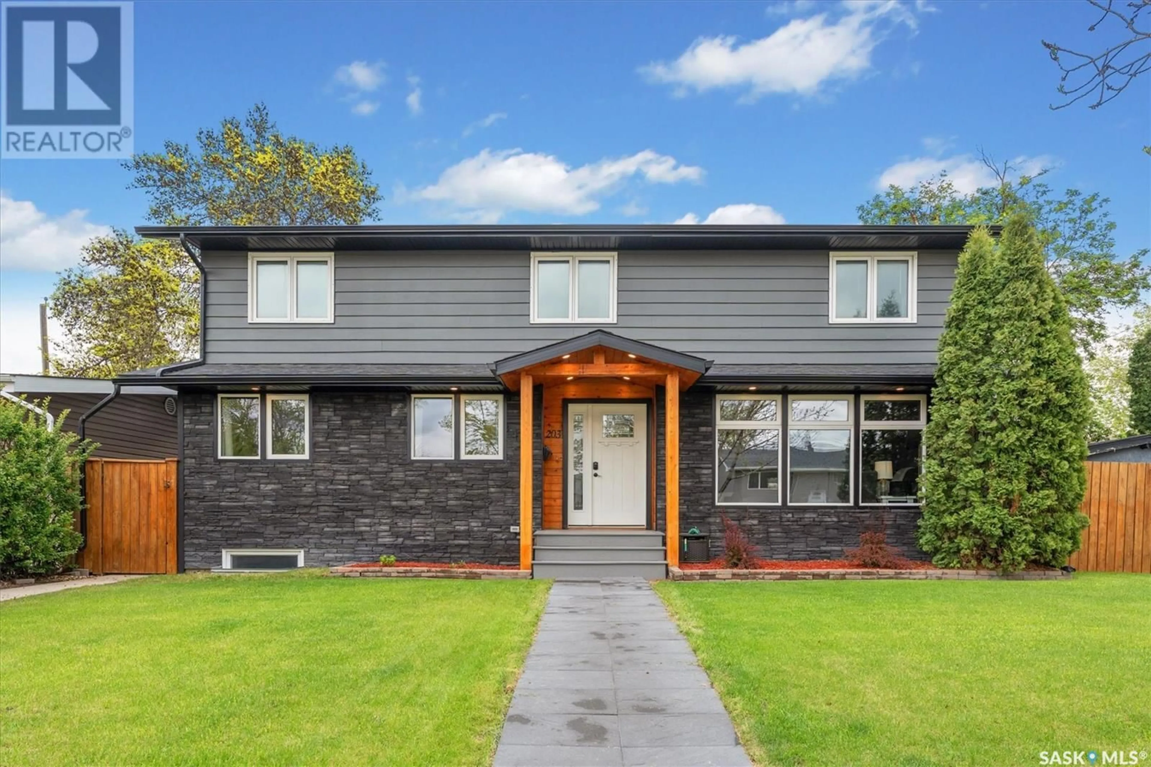 Home with brick exterior material, unknown for 203 EGBERT AVENUE, Saskatoon Saskatchewan S7N1X2