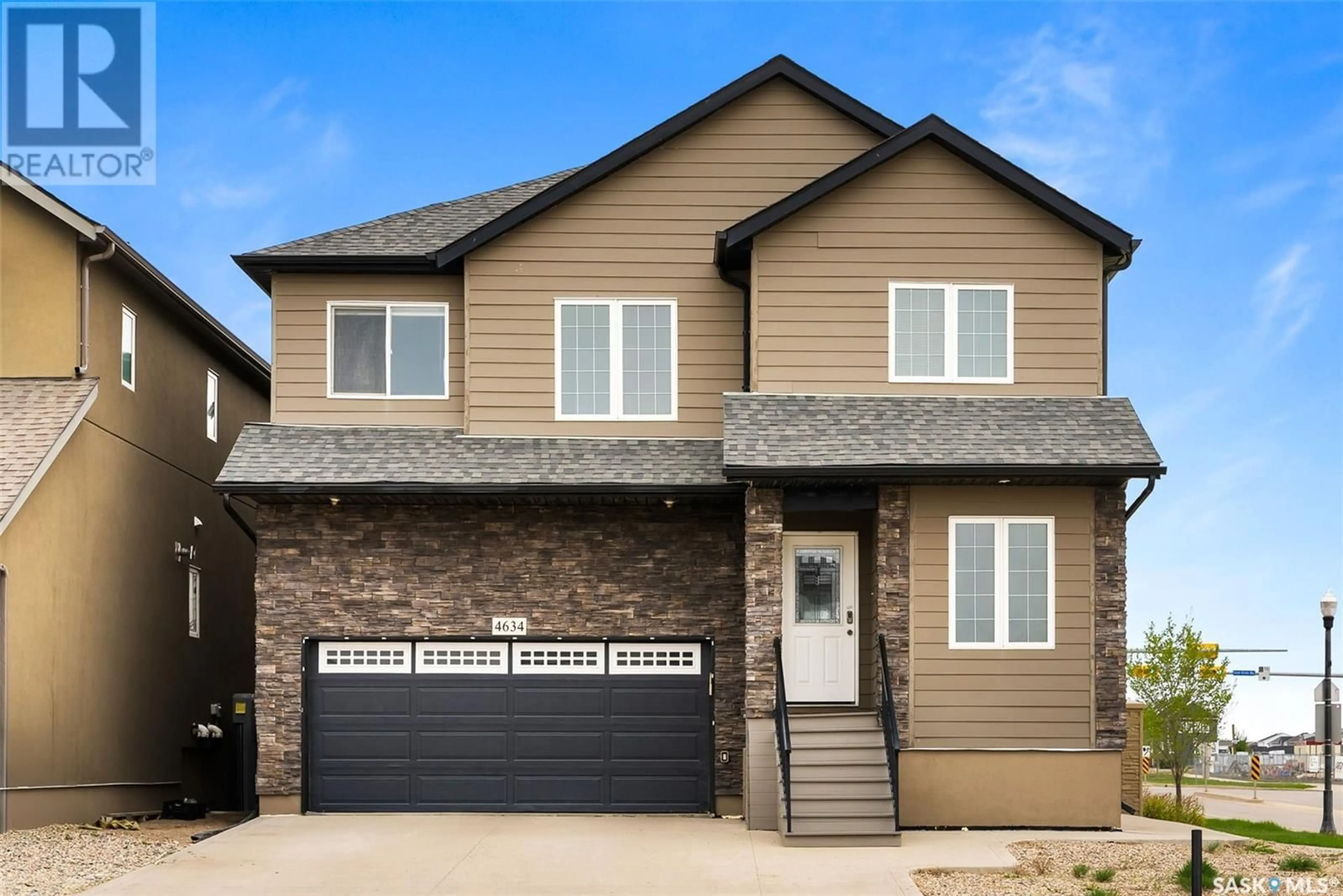 Home with brick exterior material, street for E - 4634 GREEN WATER ROAD, Regina Saskatchewan S4V3H2