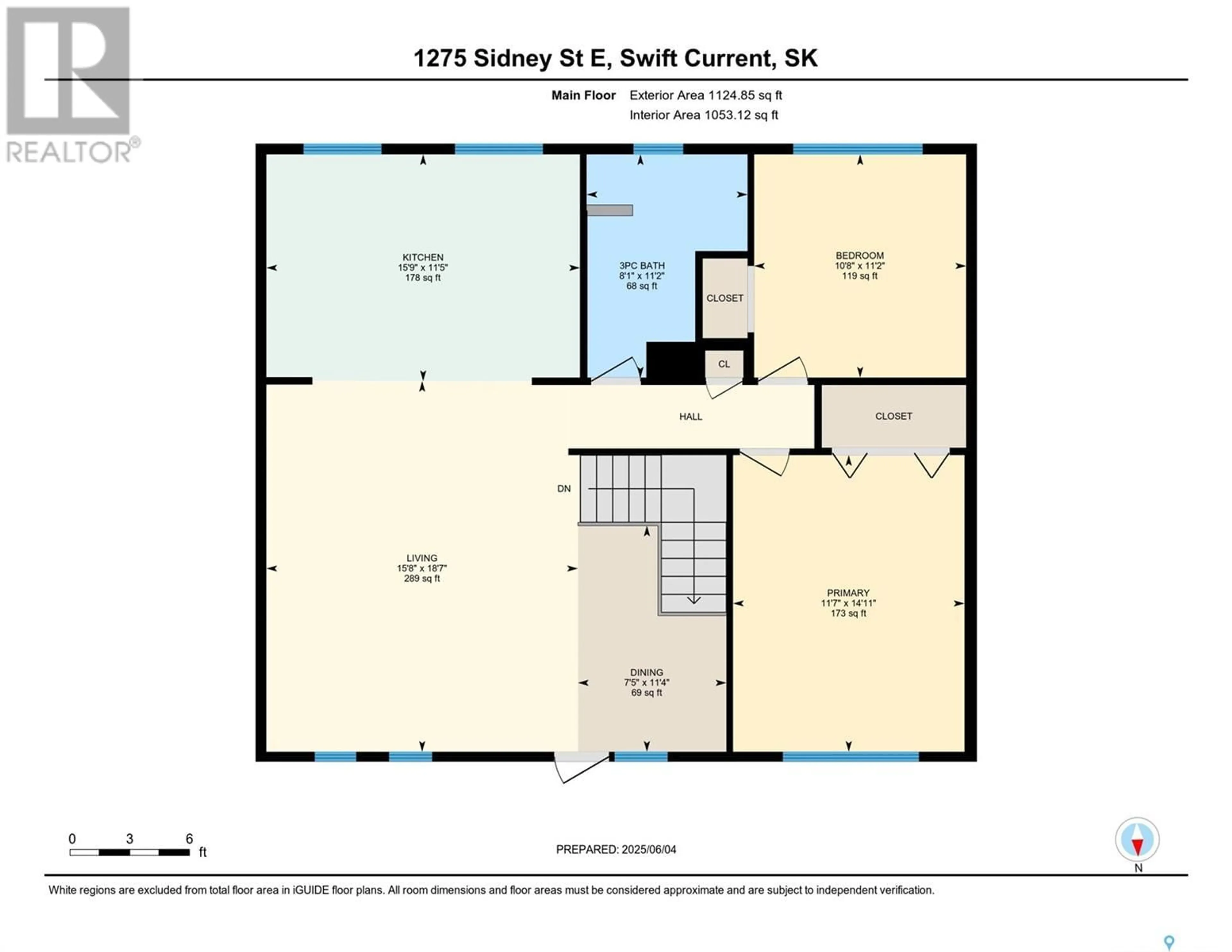 Floor plan for 1275 SIDNEY STREET, Swift Current Saskatchewan S9H1V1