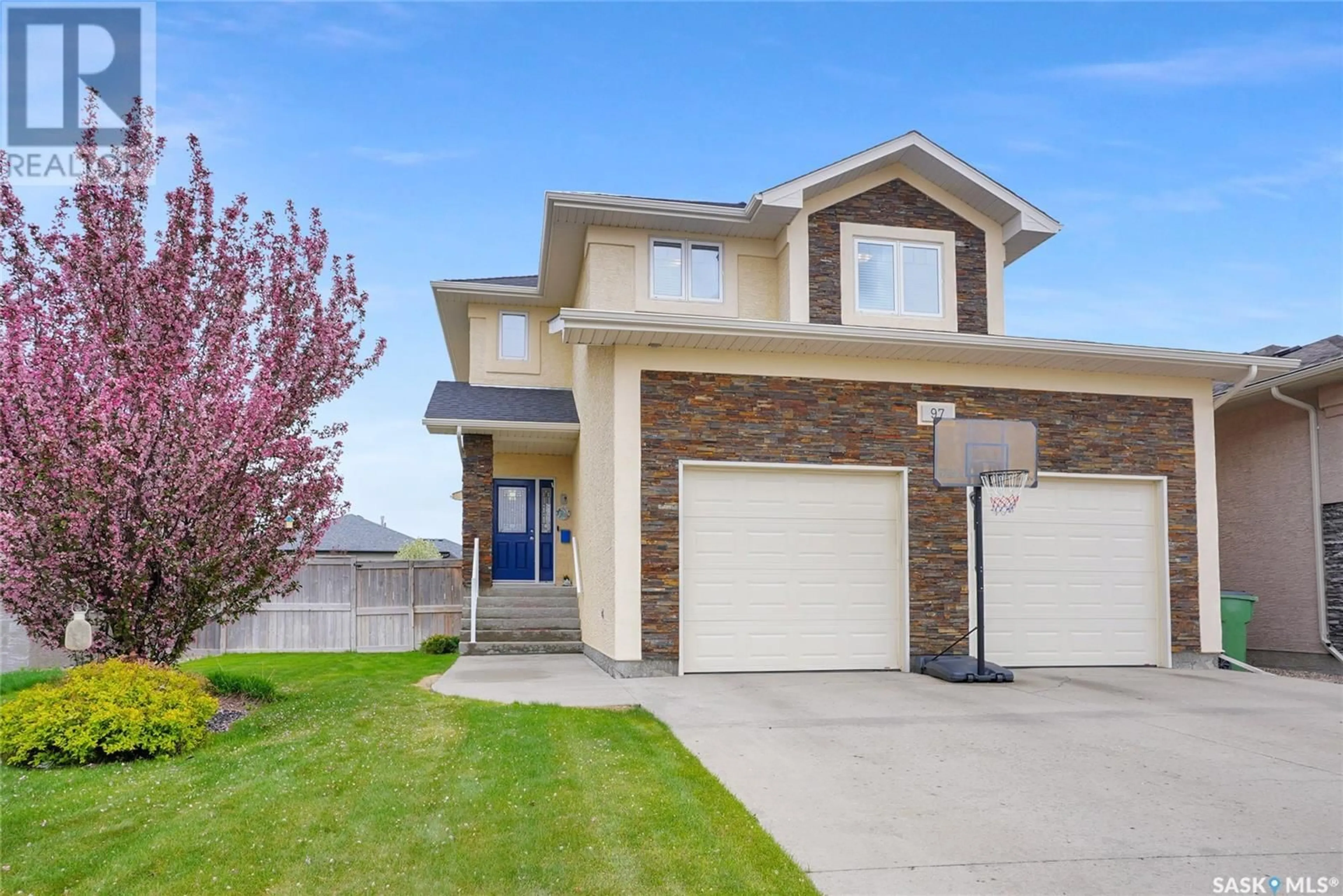 Home with brick exterior material, street for 97 GOLDENGLOW DRIVE, Moose Jaw Saskatchewan S6J1N6