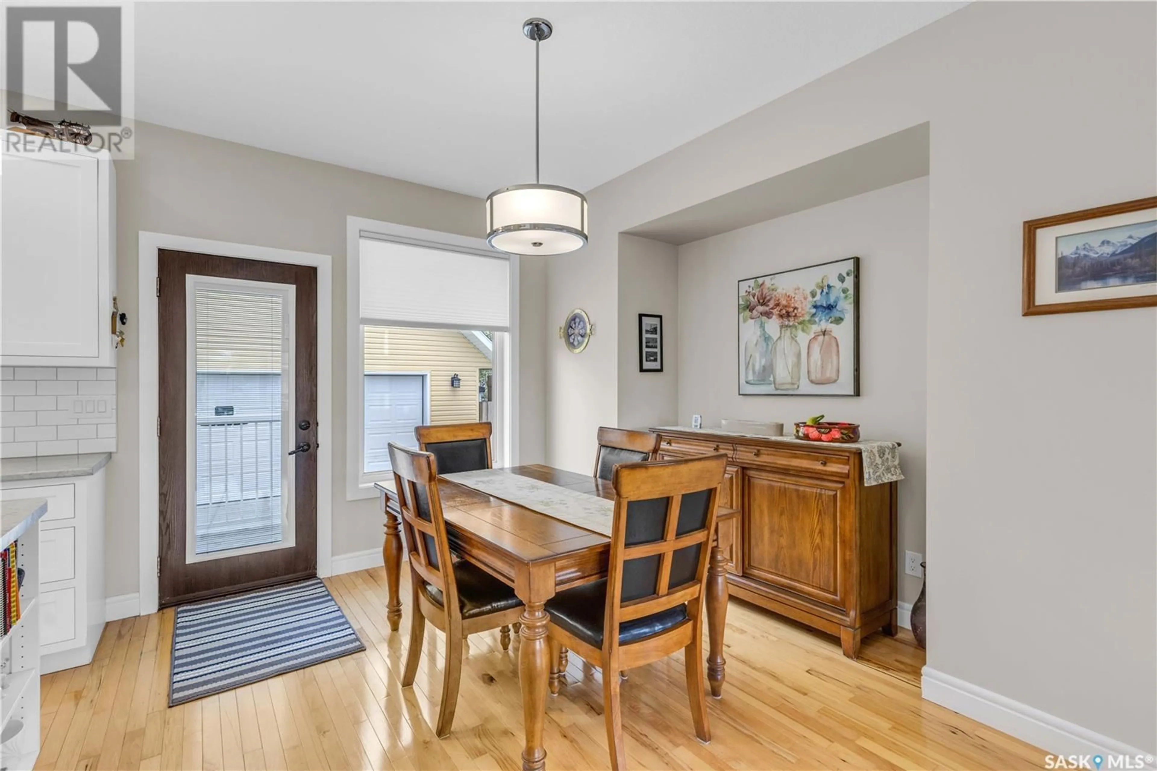 Dining room, wood/laminate floor for 88 LASKIN CRESCENT, Humboldt Saskatchewan S0K2A0