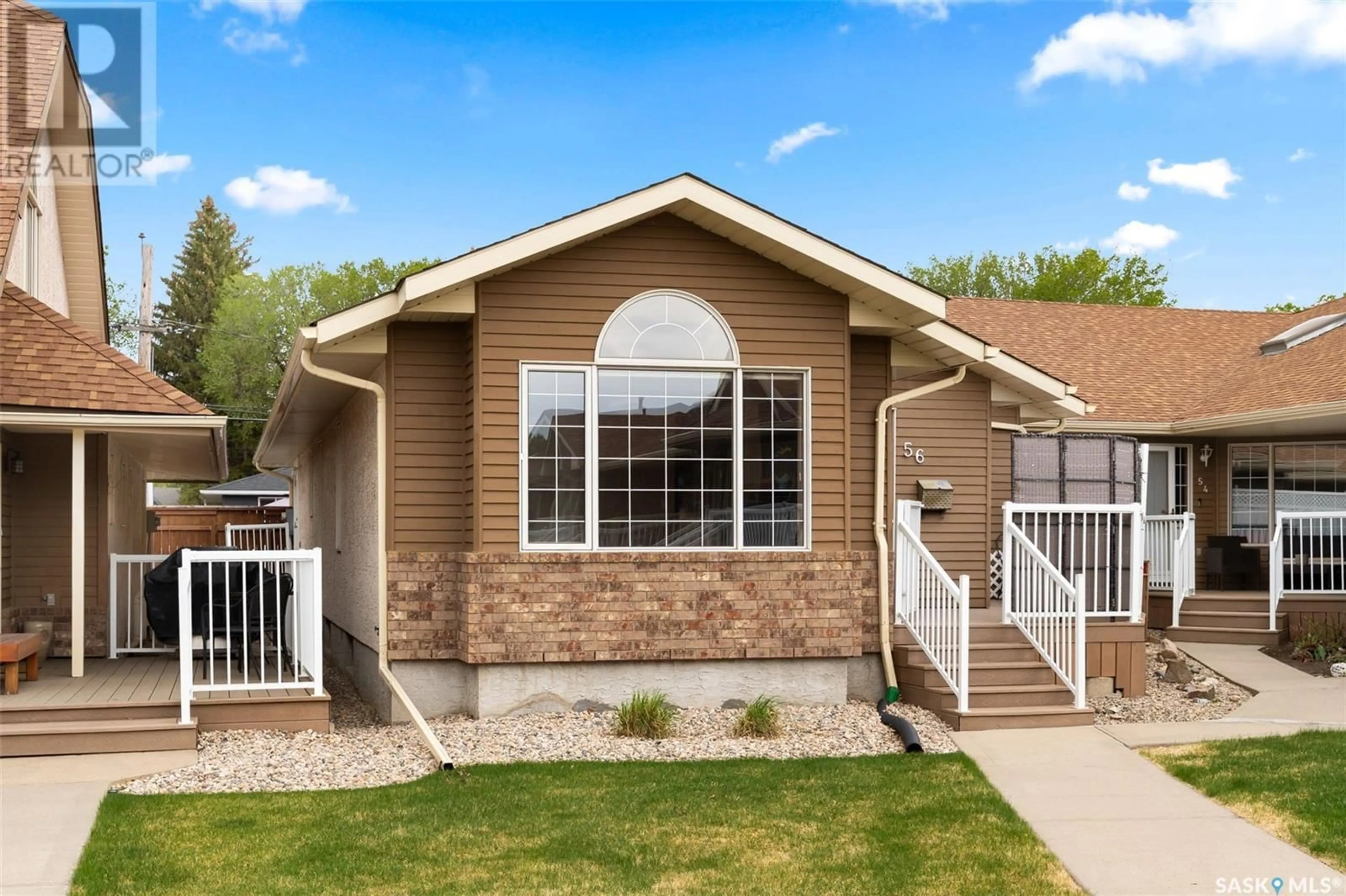 Home with vinyl exterior material, street for 56 KENSINGTON CRESCENT, Regina Saskatchewan S4S7G6