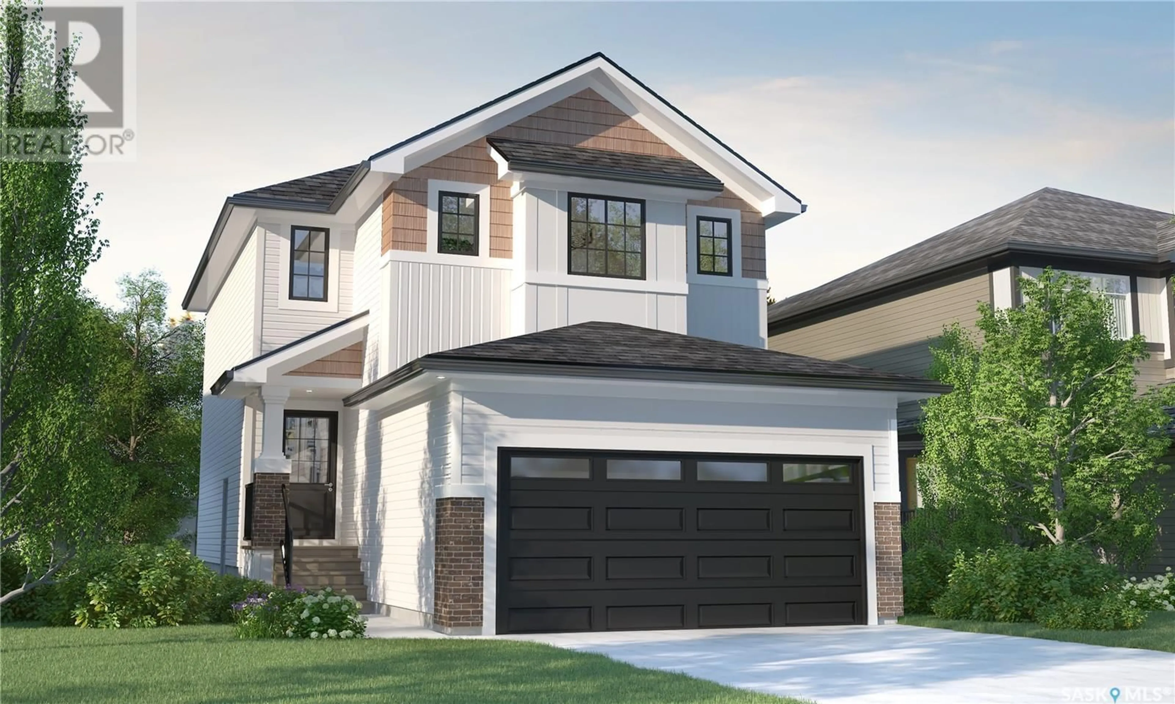 Home with vinyl exterior material, street for 313 VETERANS DRIVE, Warman Saskatchewan S0K4S3