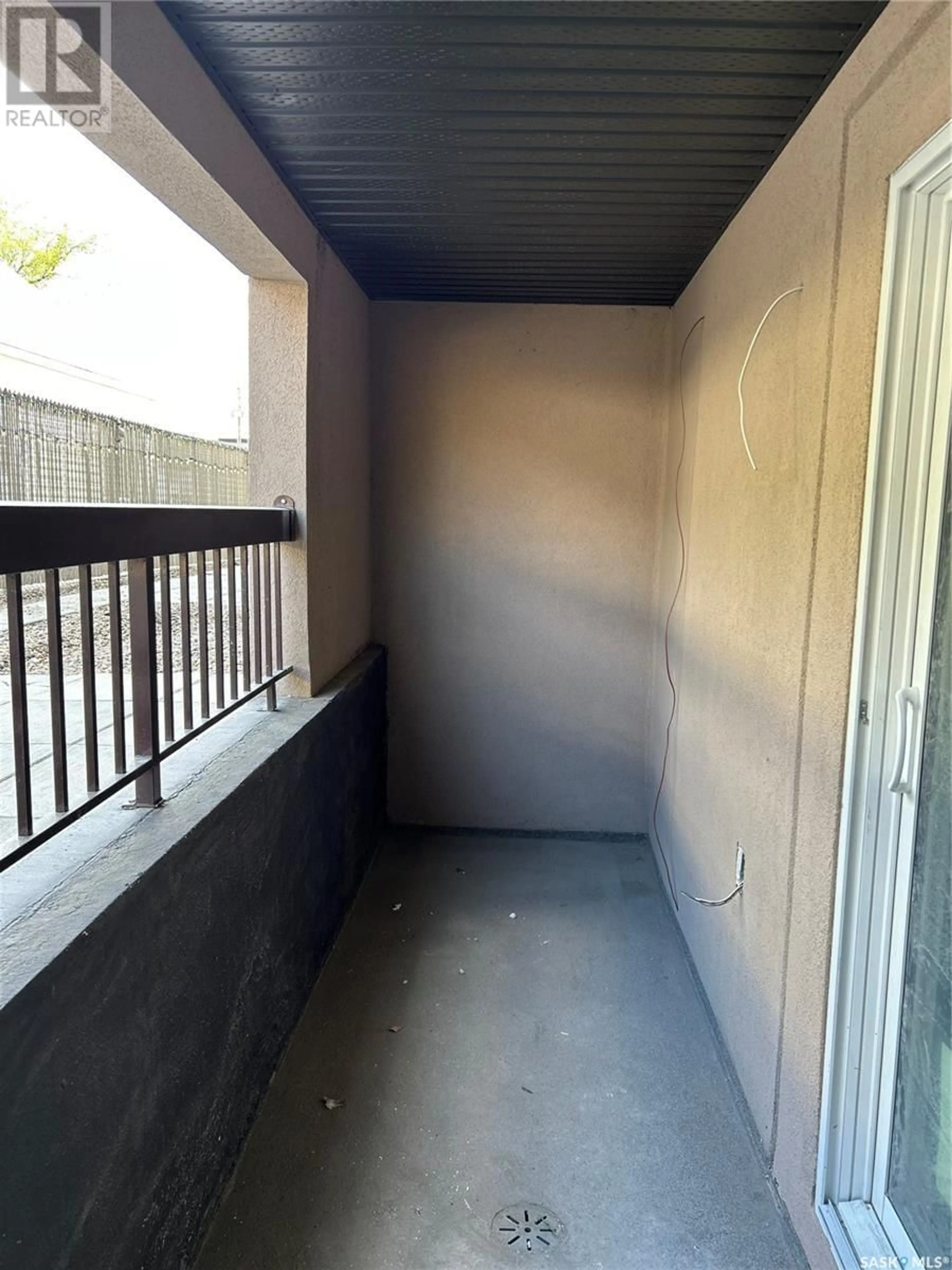 Balcony in the apartment, street for 106 607 10TH STREET, Humboldt Saskatchewan S0K2A0