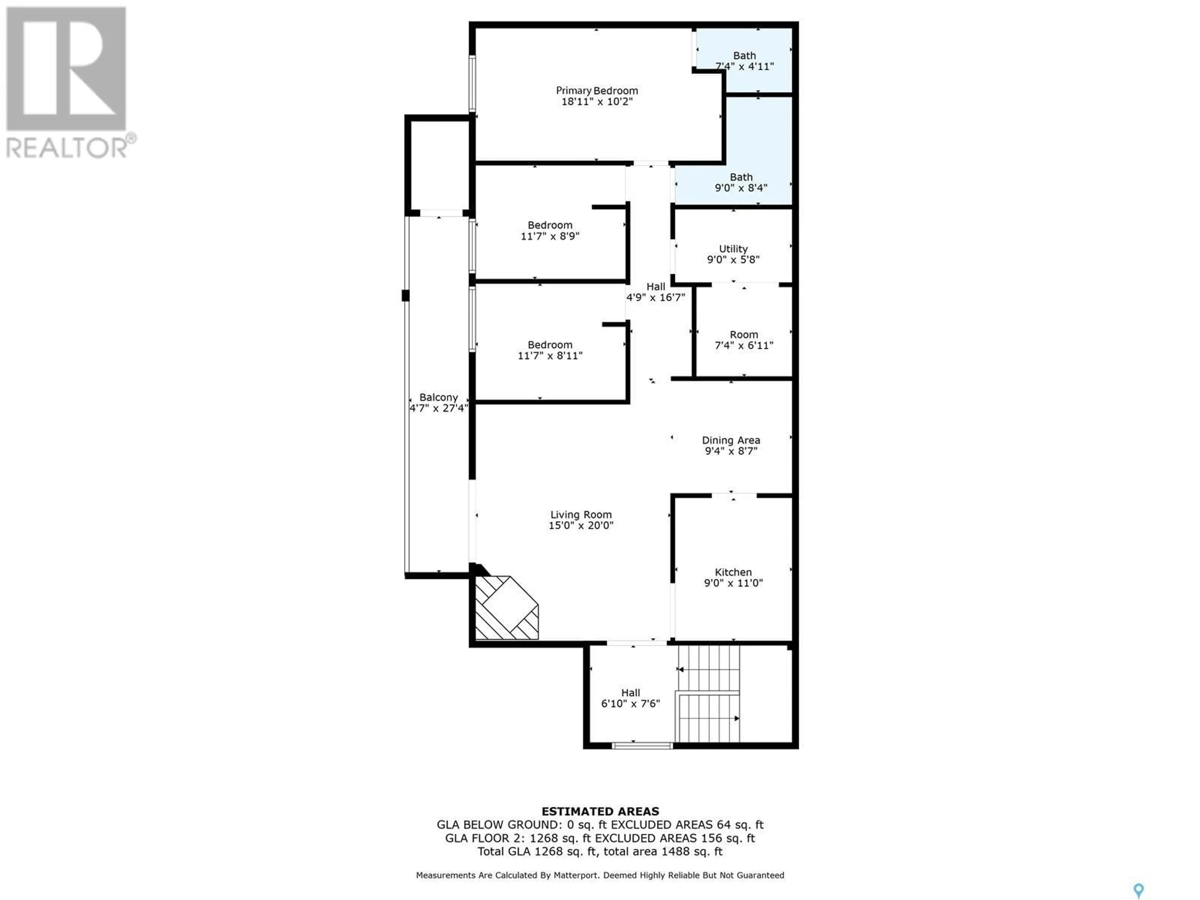 Floor plan for 510 - 522 PRAIRIE AVENUE, Saskatoon Saskatchewan S7N2V4