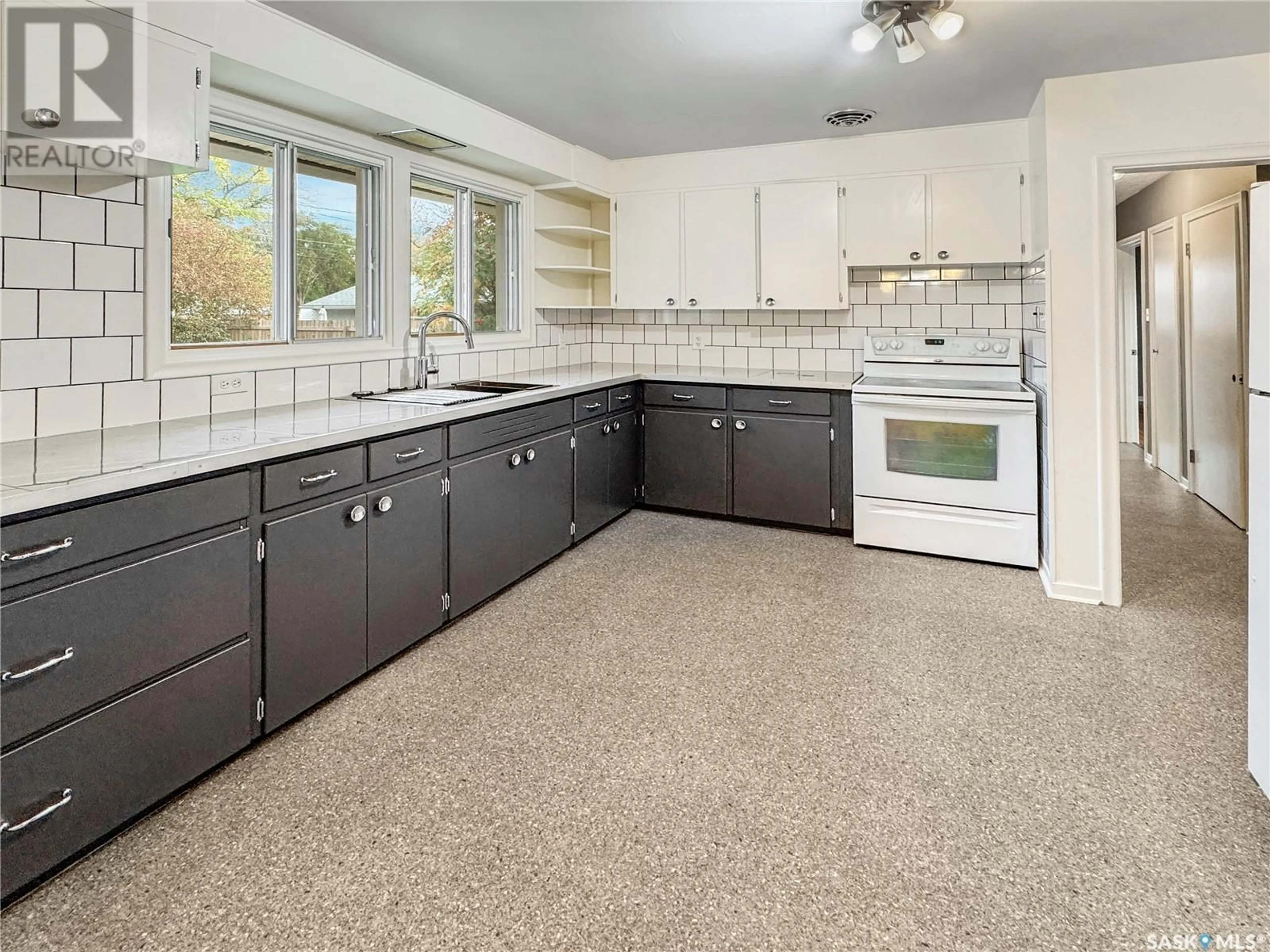 Standard kitchen, ceramic/tile floor for 1822 96TH STREET, North Battleford Saskatchewan S9A0J2