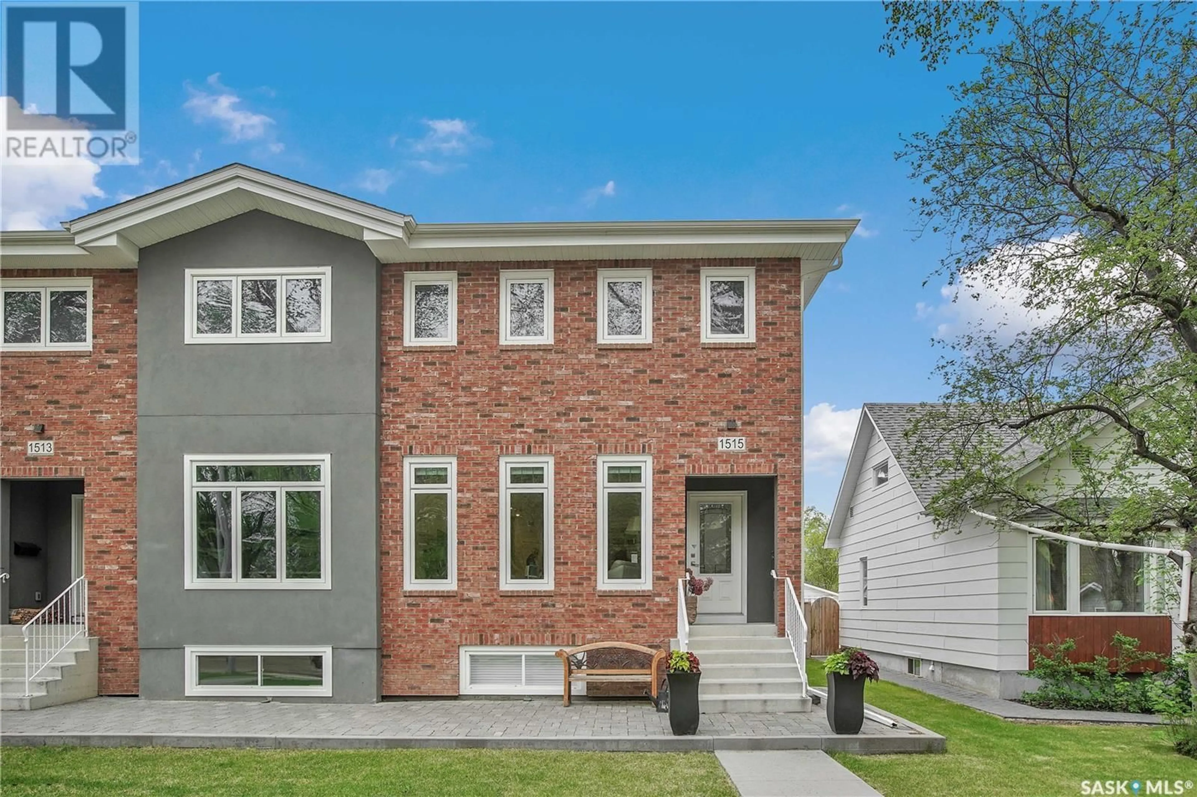 Home with brick exterior material, street for 1515 MUNROE AVENUE, Saskatoon Saskatchewan S7H2G6