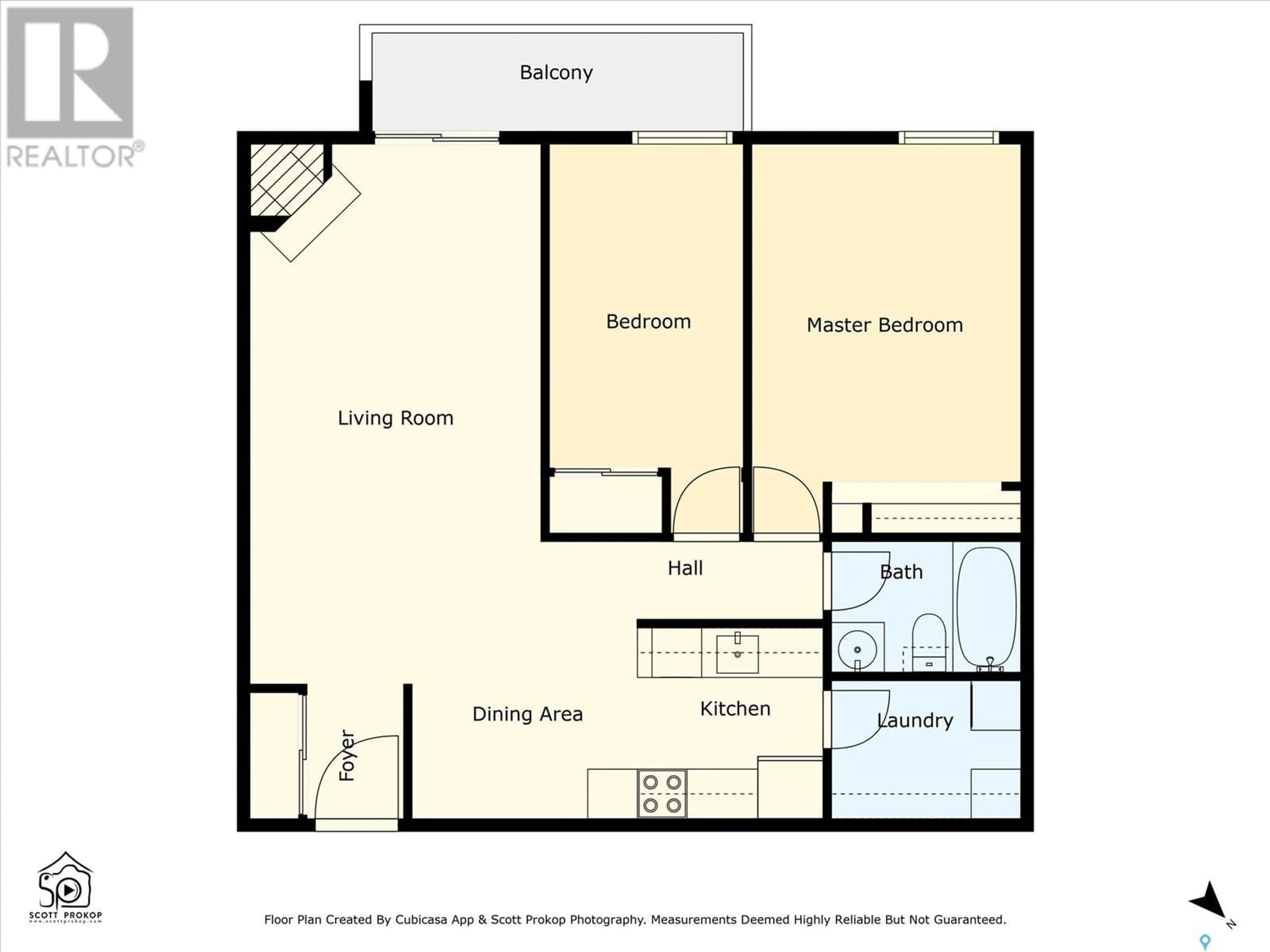 Floor plan for 802C - 306 KINGSMERE BOULEVARD, Saskatoon Saskatchewan S7J4B7