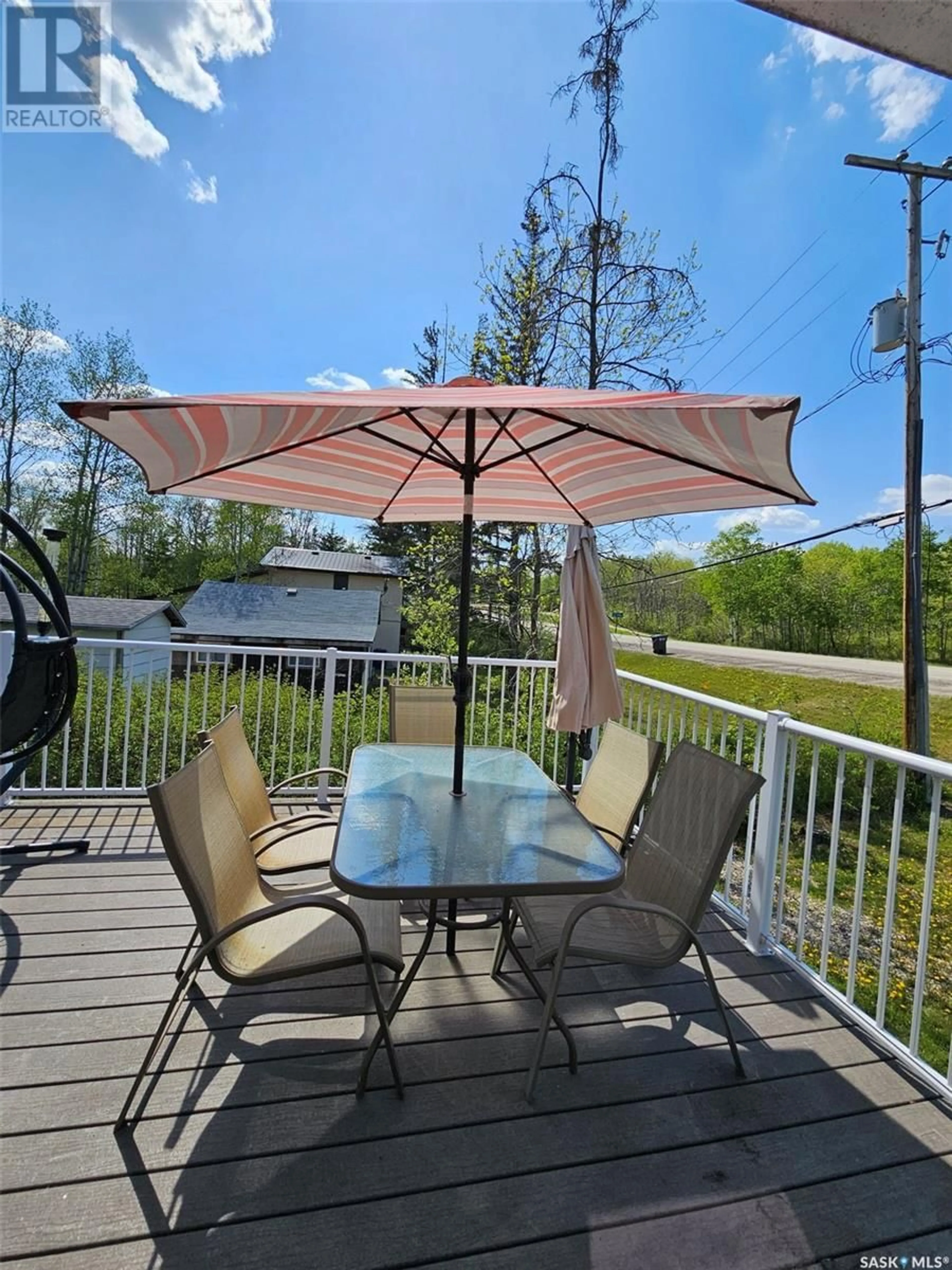 Patio, water/lake/river/ocean view for 70 KENOSEE DRIVE, Moose Mountain Provincial Park Saskatchewan S0C2S0