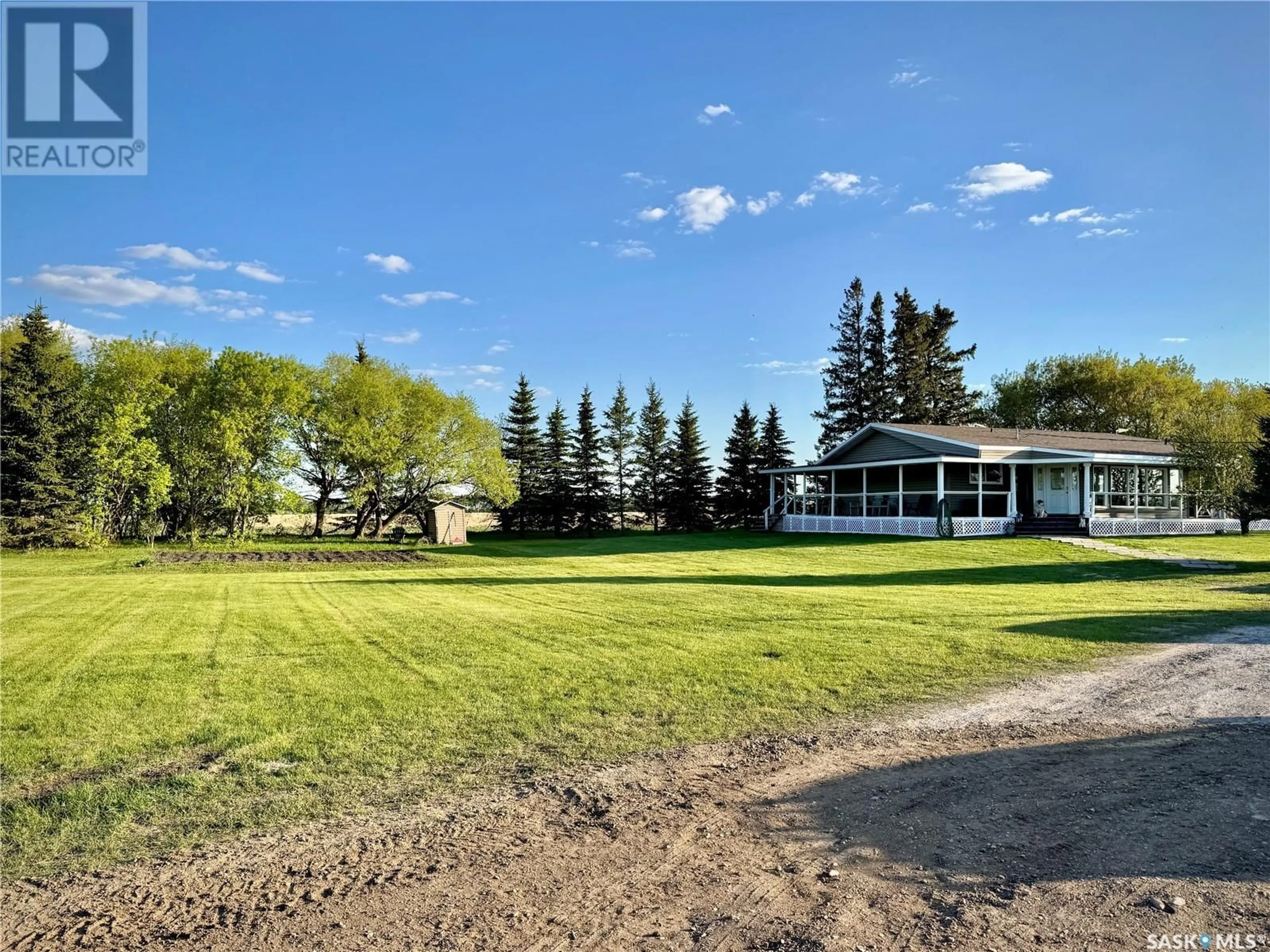 A pic from outside/outdoor area/front of a property/back of a property/a pic from drone, water/lake/river/ocean view for MERCEREAU ACREAGE, Churchbridge Rm No. 211 Saskatchewan S0A0M0