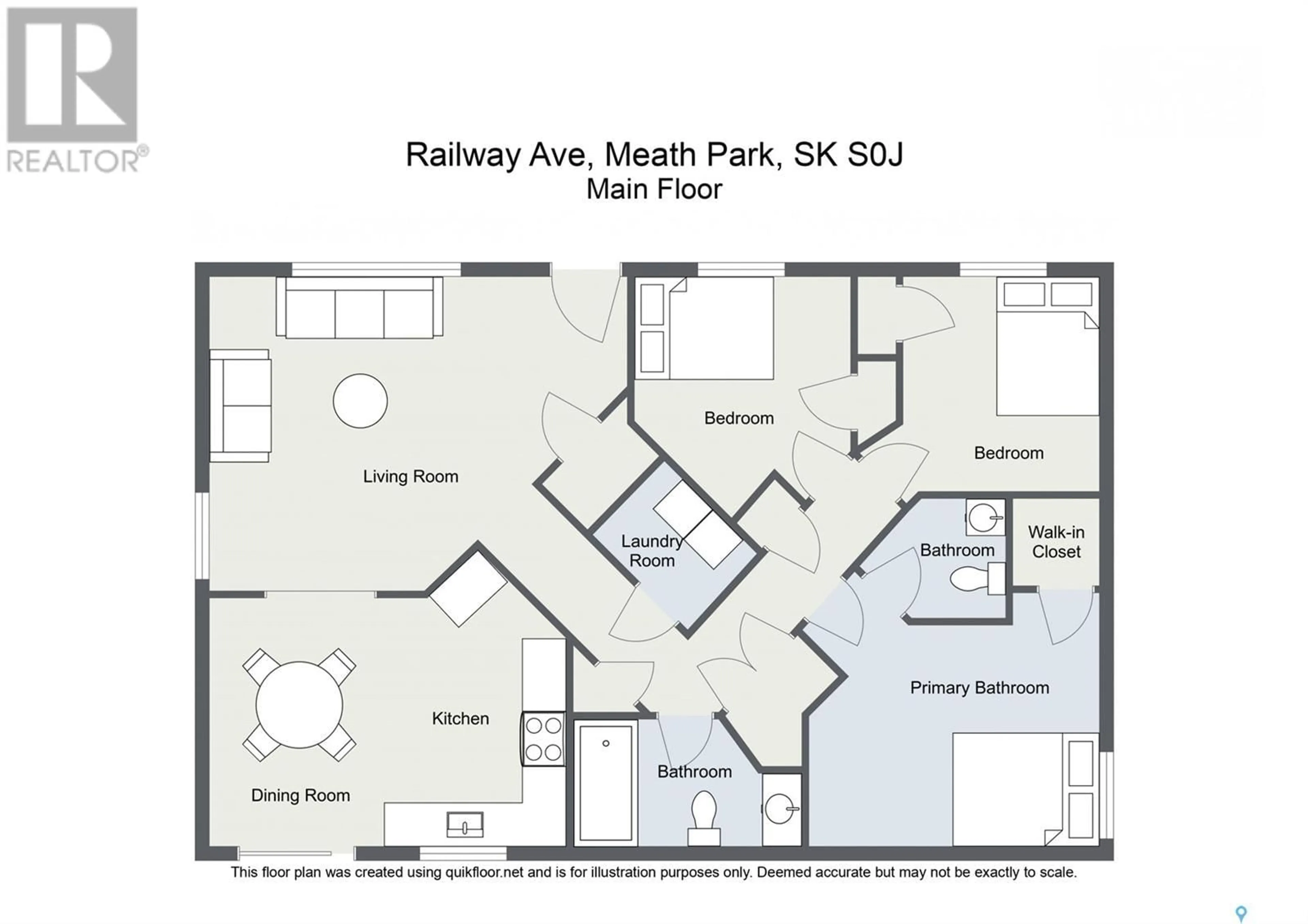 Floor plan for 304 RAILWAY AVENUE, Meath Park Saskatchewan S0J1T0