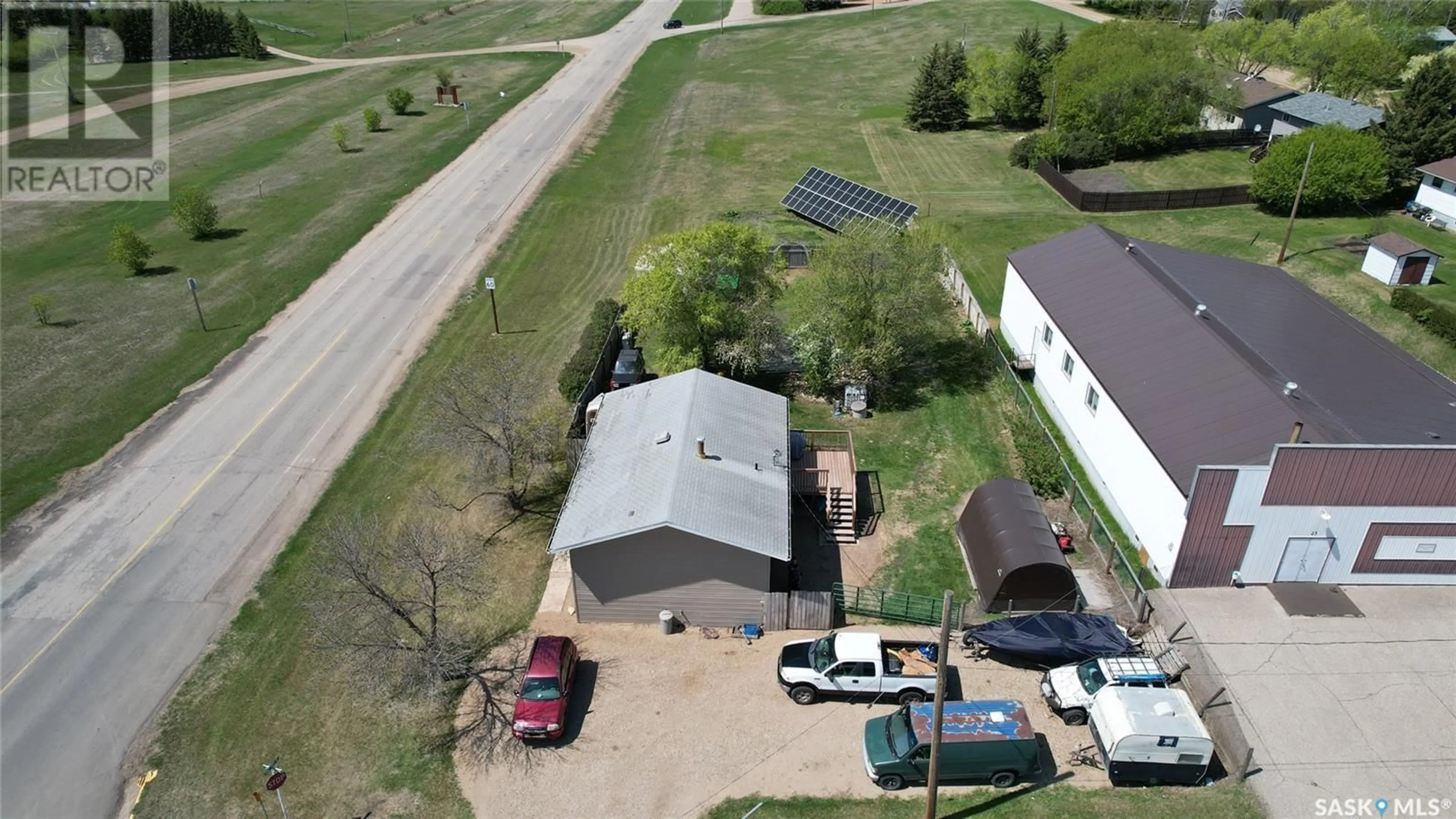A pic from outside/outdoor area/front of a property/back of a property/a pic from drone, unknown for 7 3RD STREET, Preeceville Saskatchewan S0A3B0