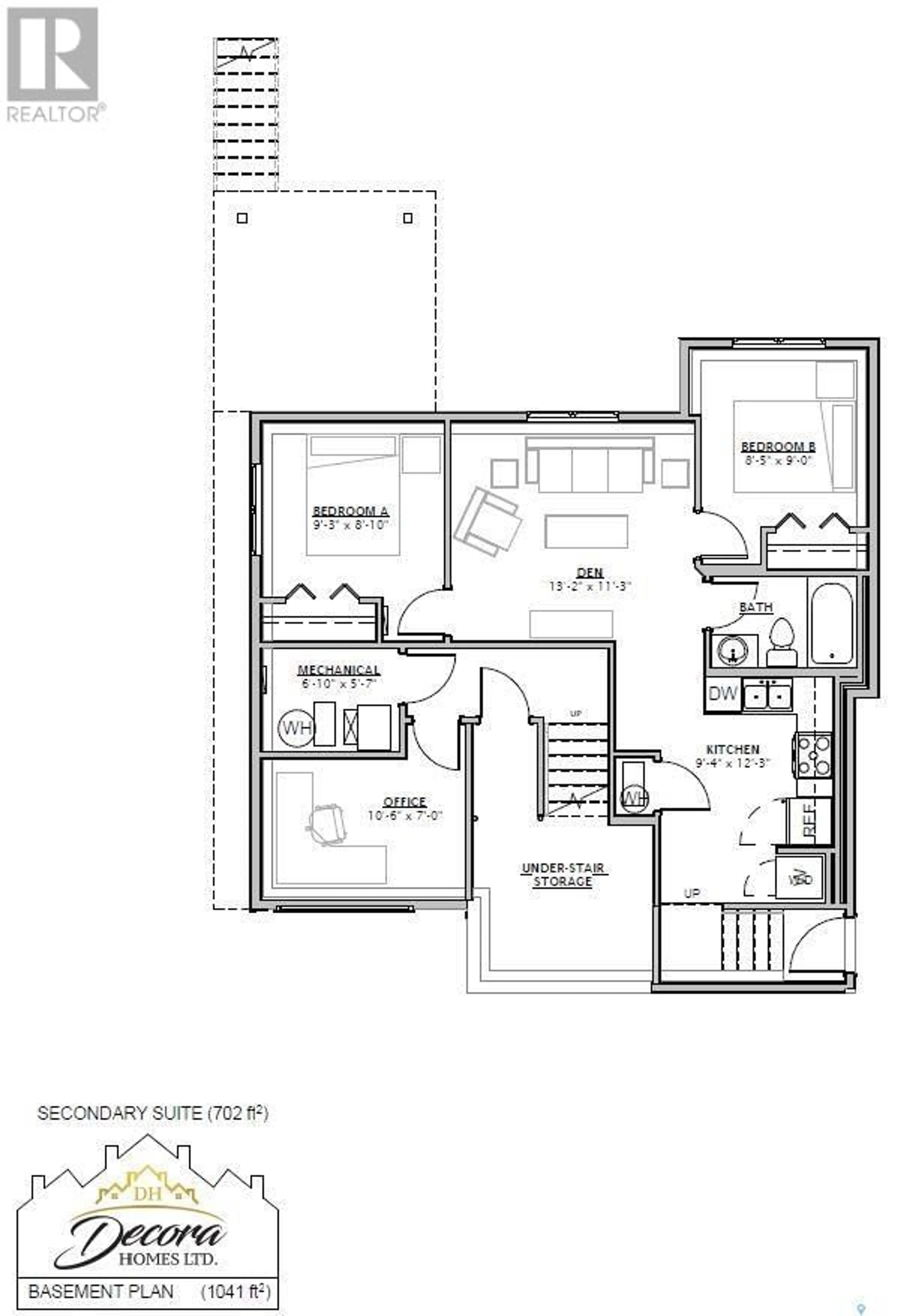 Floor plan for 812 HENRY DAYDAY ROAD, Saskatoon Saskatchewan S7W1E3
