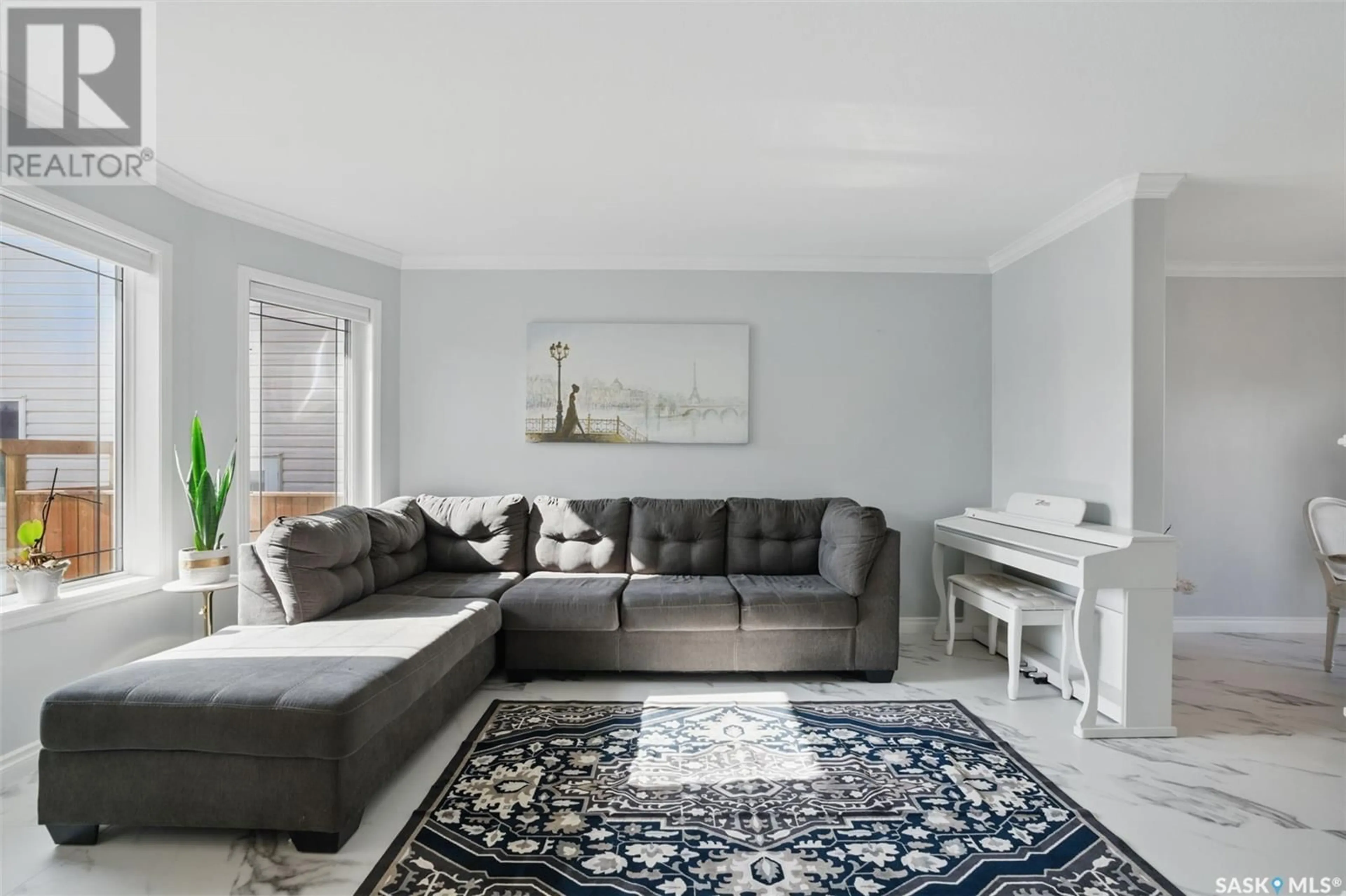 Living room with furniture, unknown for 204 CRYSTAL VILLA, Warman Saskatchewan S0K0A1
