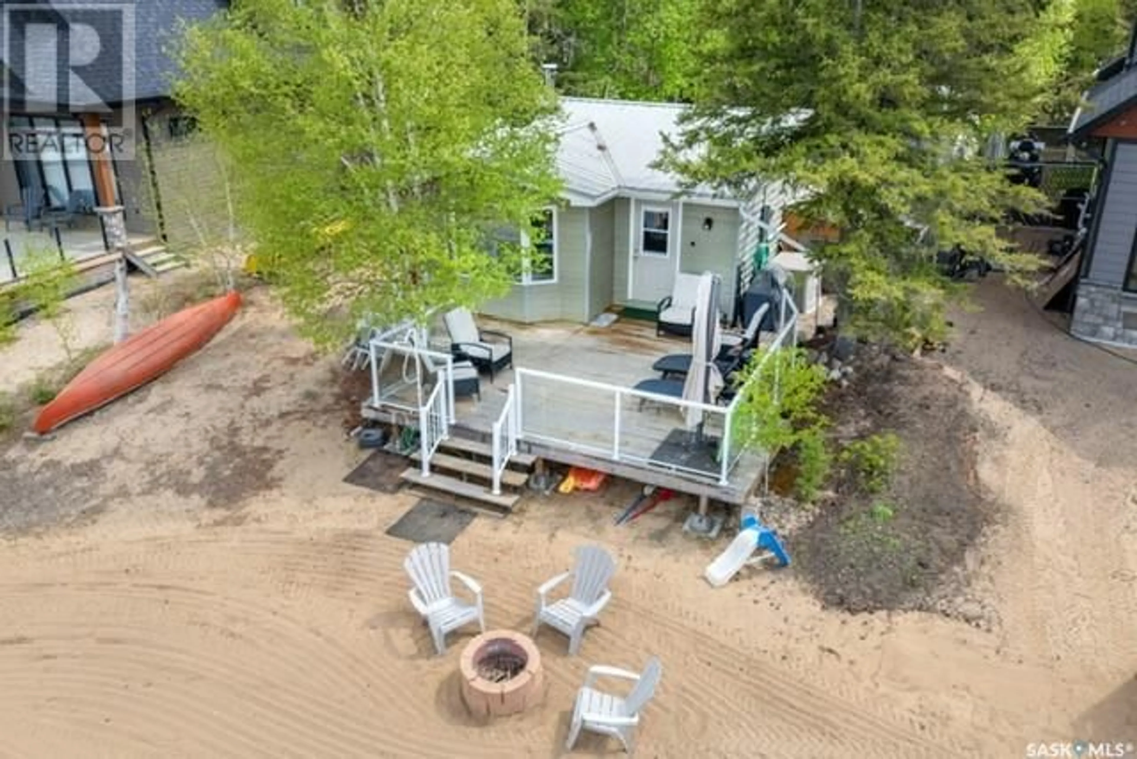 A pic from outside/outdoor area/front of a property/back of a property/a pic from drone, unknown for 128 LAKESHORE DRIVE, Lakeland Rm No. 521 Saskatchewan S0J0N0