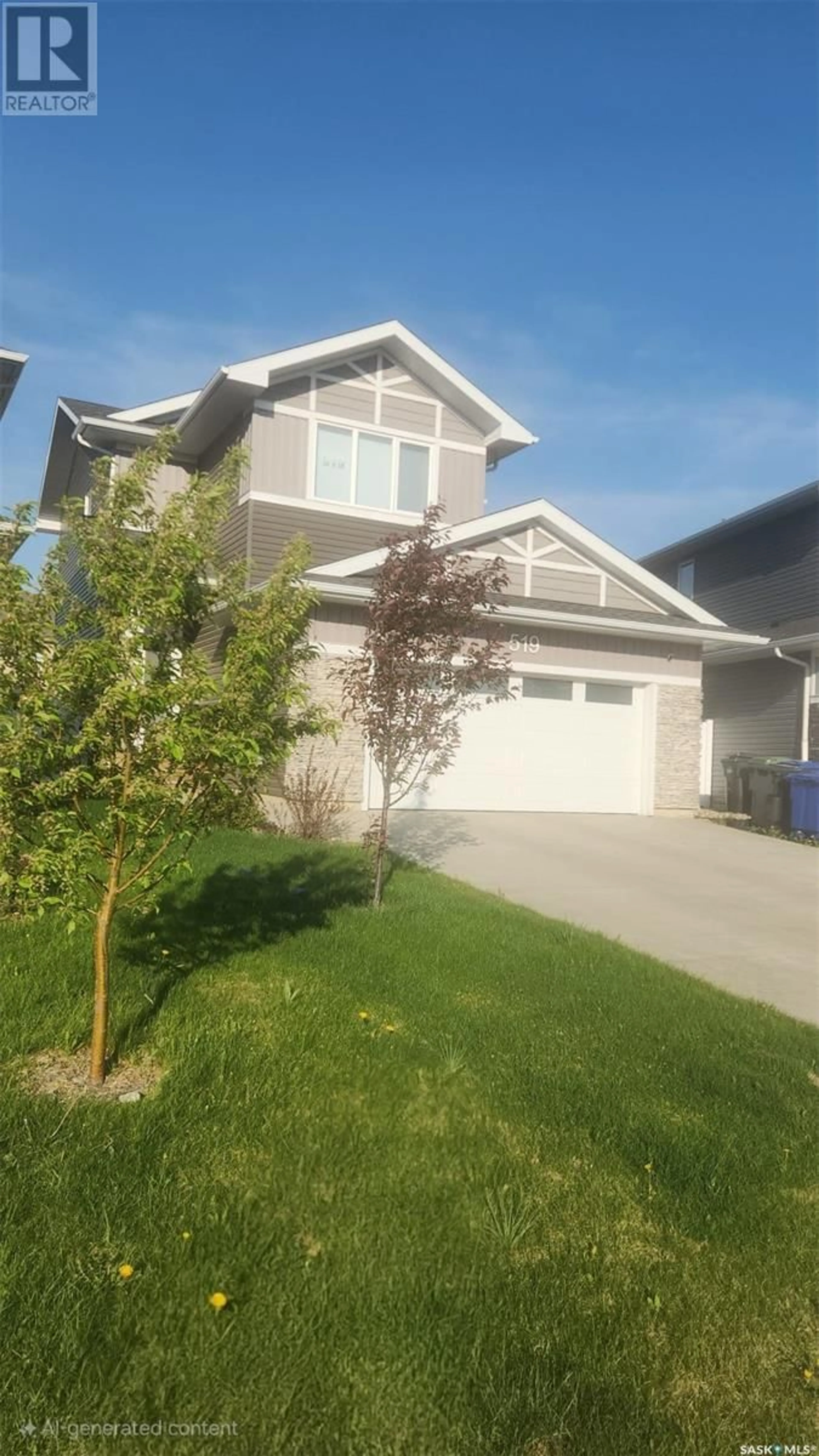 Home with vinyl exterior material, street for 519 MCFAULL CRESCENT, Saskatoon Saskatchewan S7V0T1