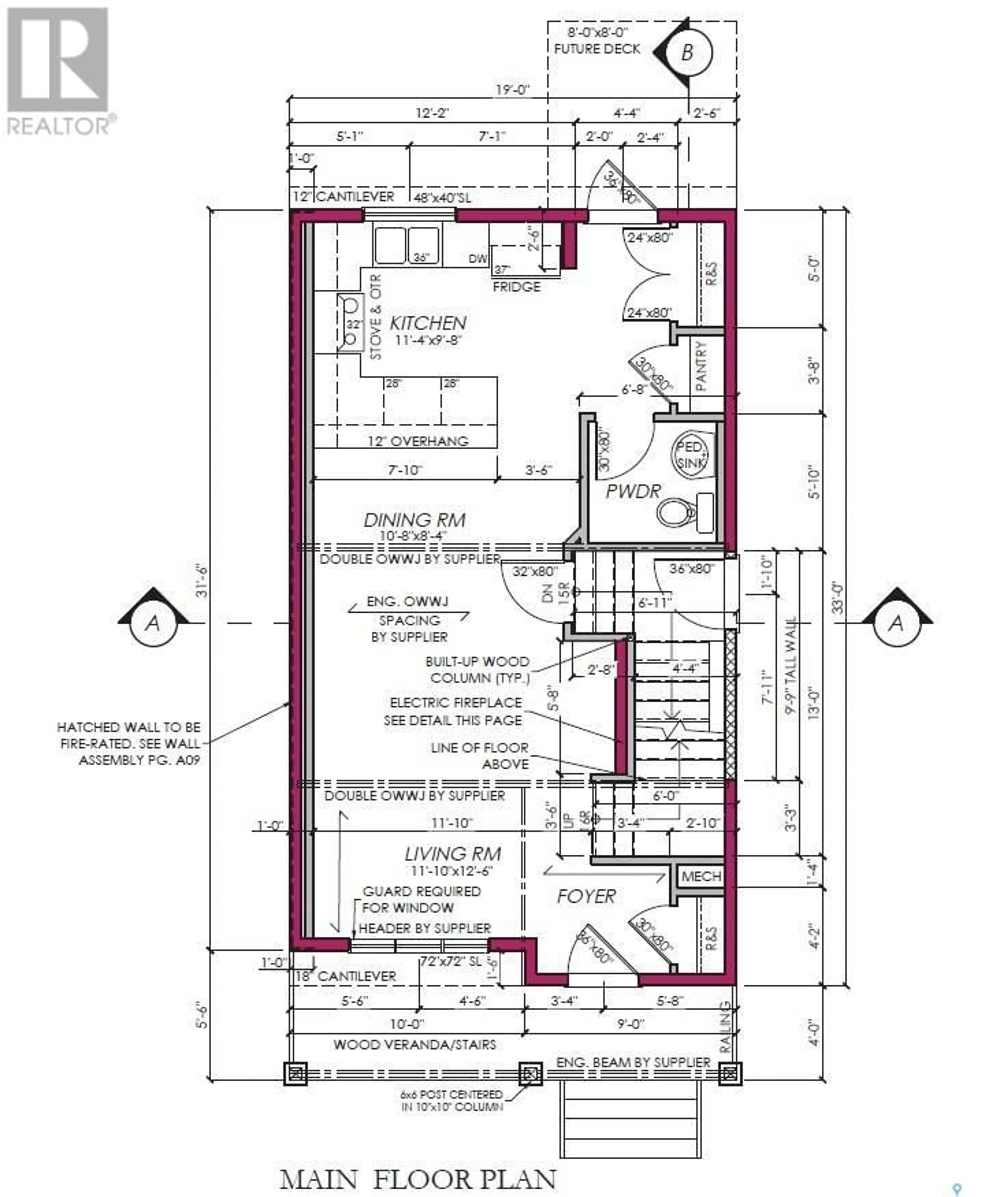 Floor plan for 3159 BOWEN STREET, Regina Saskatchewan S4N7K9