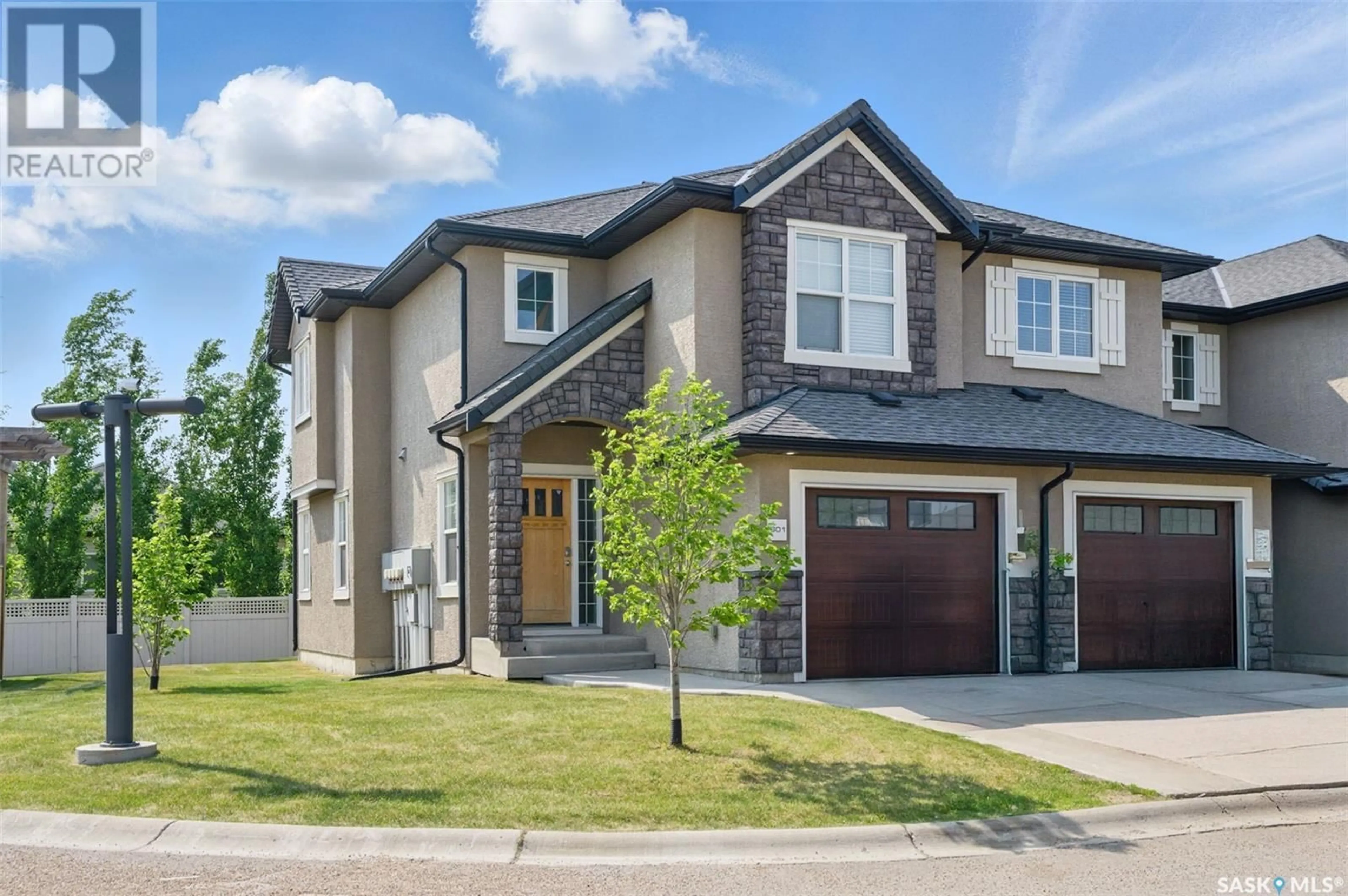 Home with brick exterior material, street for 301 1555 PATON CRESCENT, Saskatoon Saskatchewan S7W0V5