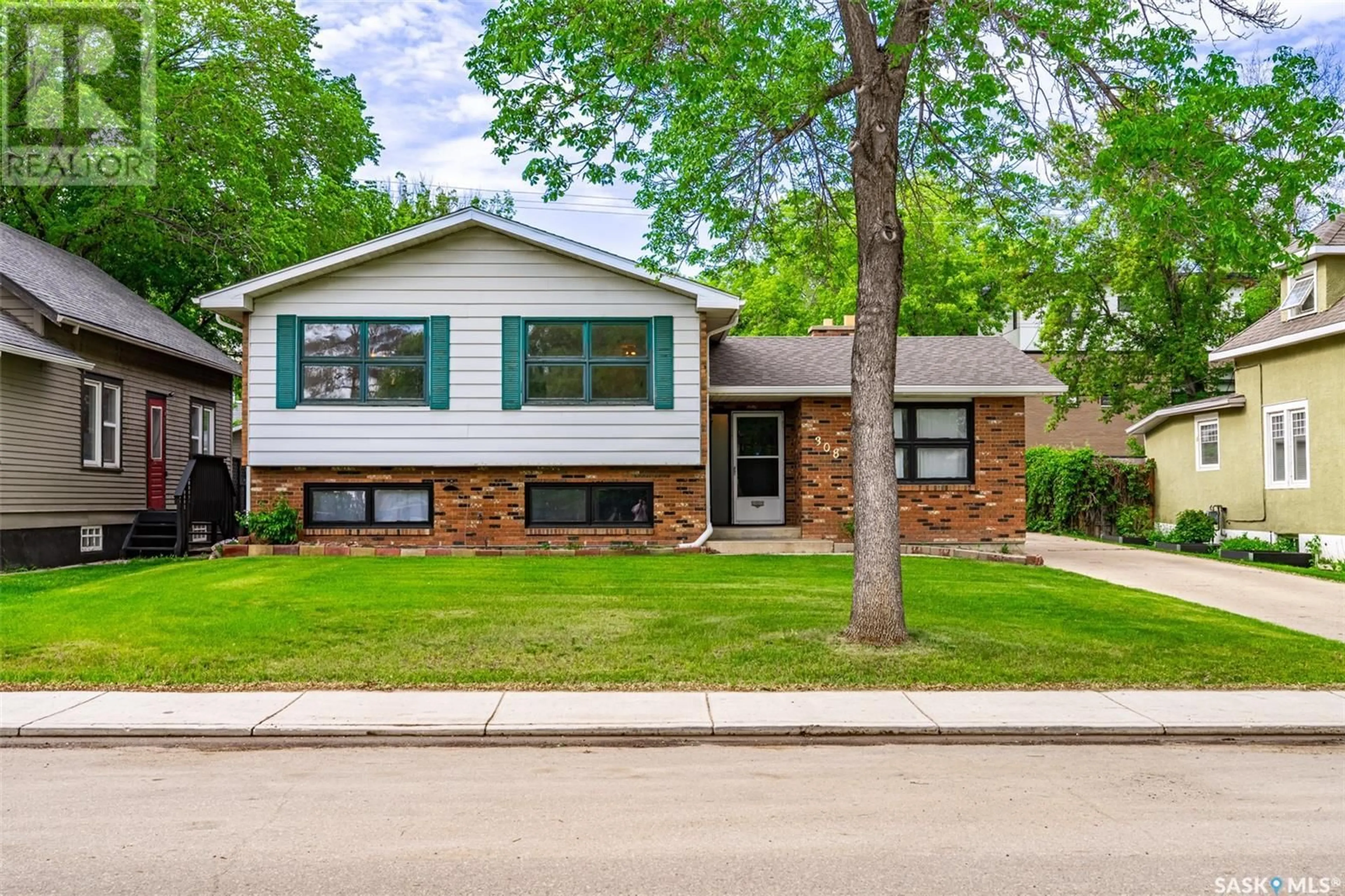 Home with brick exterior material, street for 308 25TH STREET, Saskatoon Saskatchewan S7L0C6