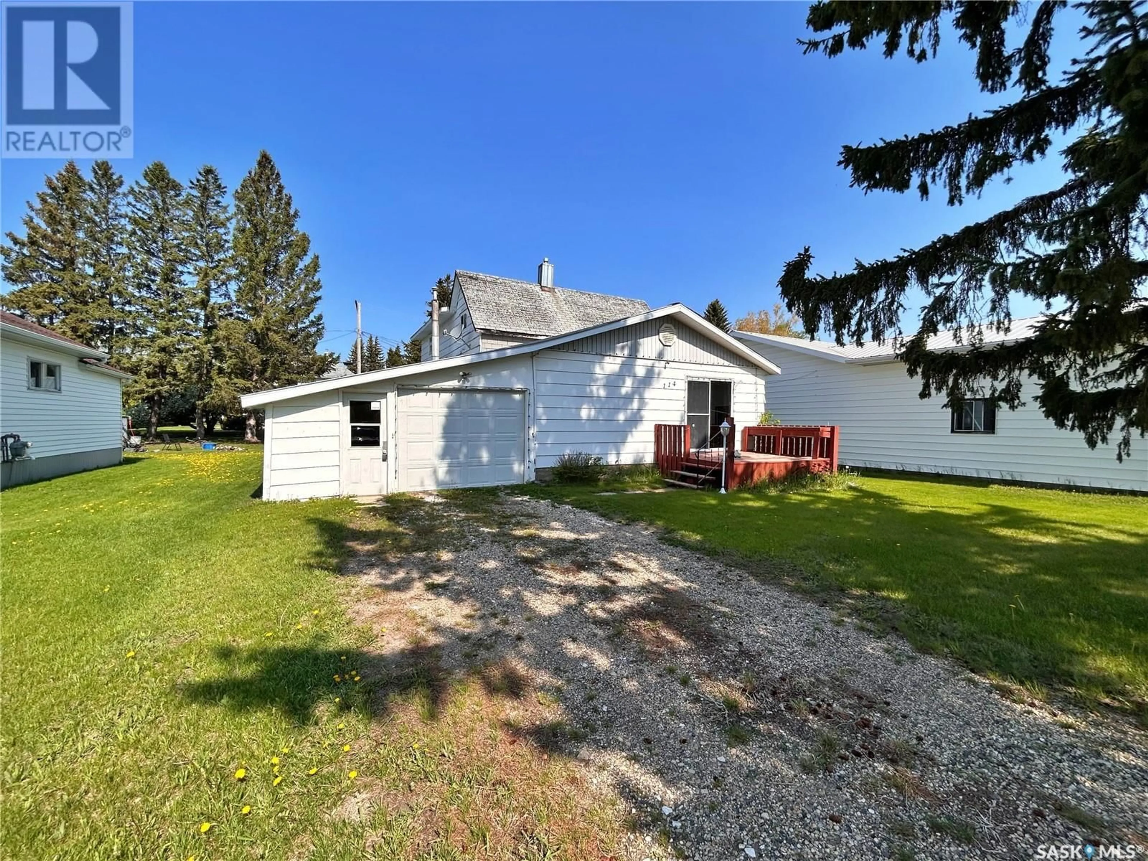 A pic from outside/outdoor area/front of a property/back of a property/a pic from drone, unknown for 114 STEPHENS STREET, Maryfield Saskatchewan S0G3K0