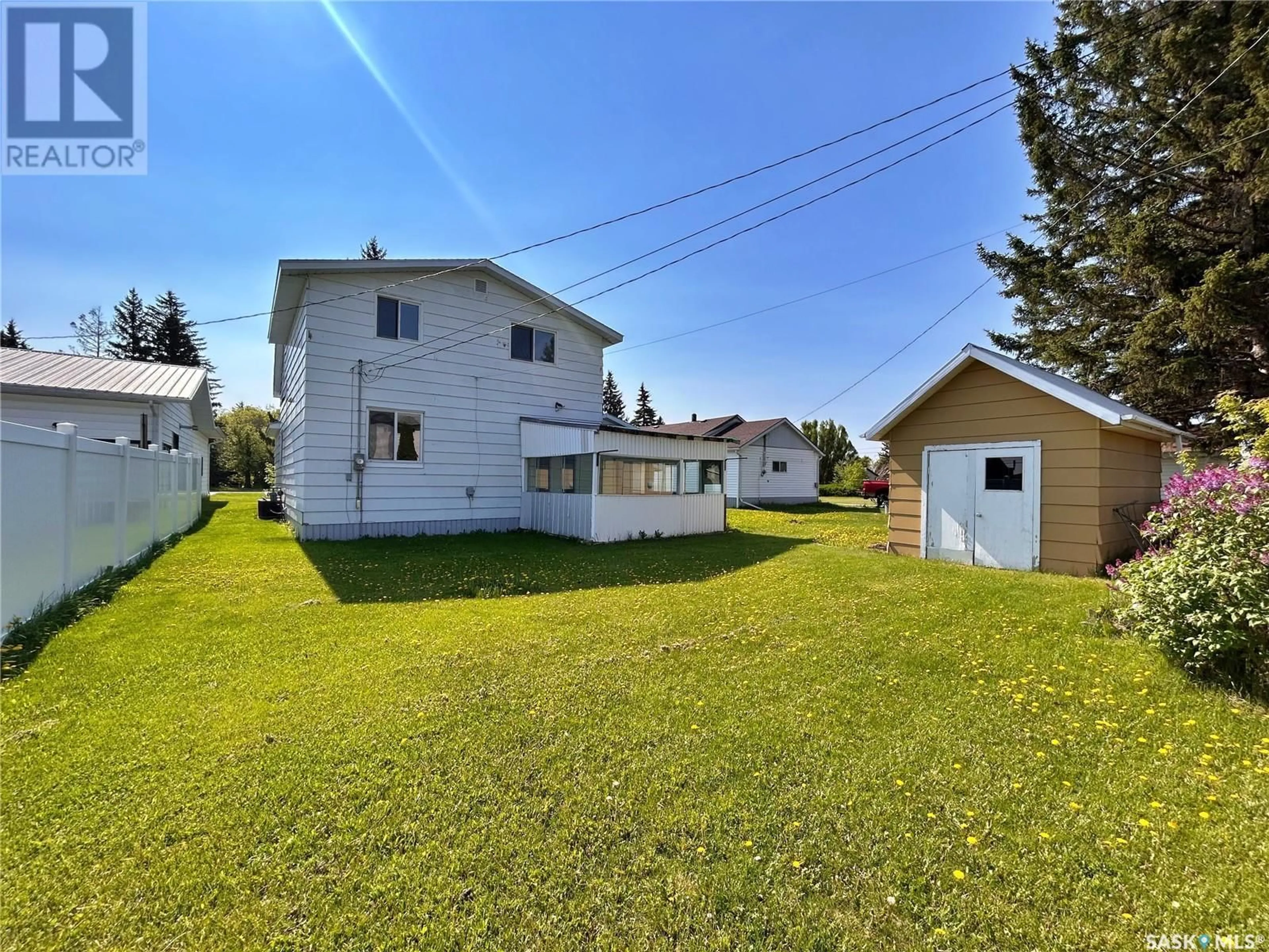A pic from outside/outdoor area/front of a property/back of a property/a pic from drone, street for 114 STEPHENS STREET, Maryfield Saskatchewan S0G3K0