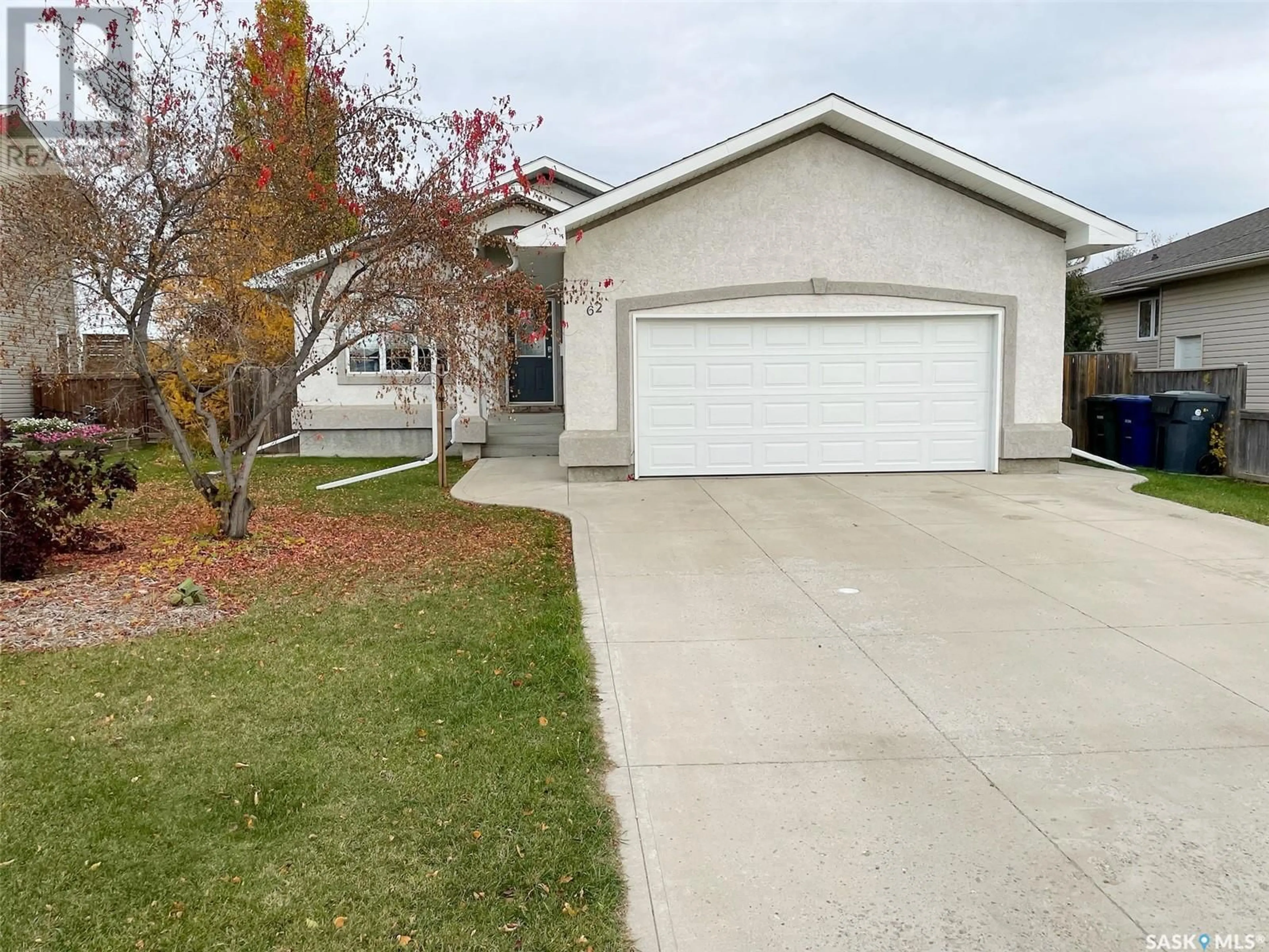 Home with vinyl exterior material, street for 62 2ND STREET, Osler Saskatchewan S0K3A0