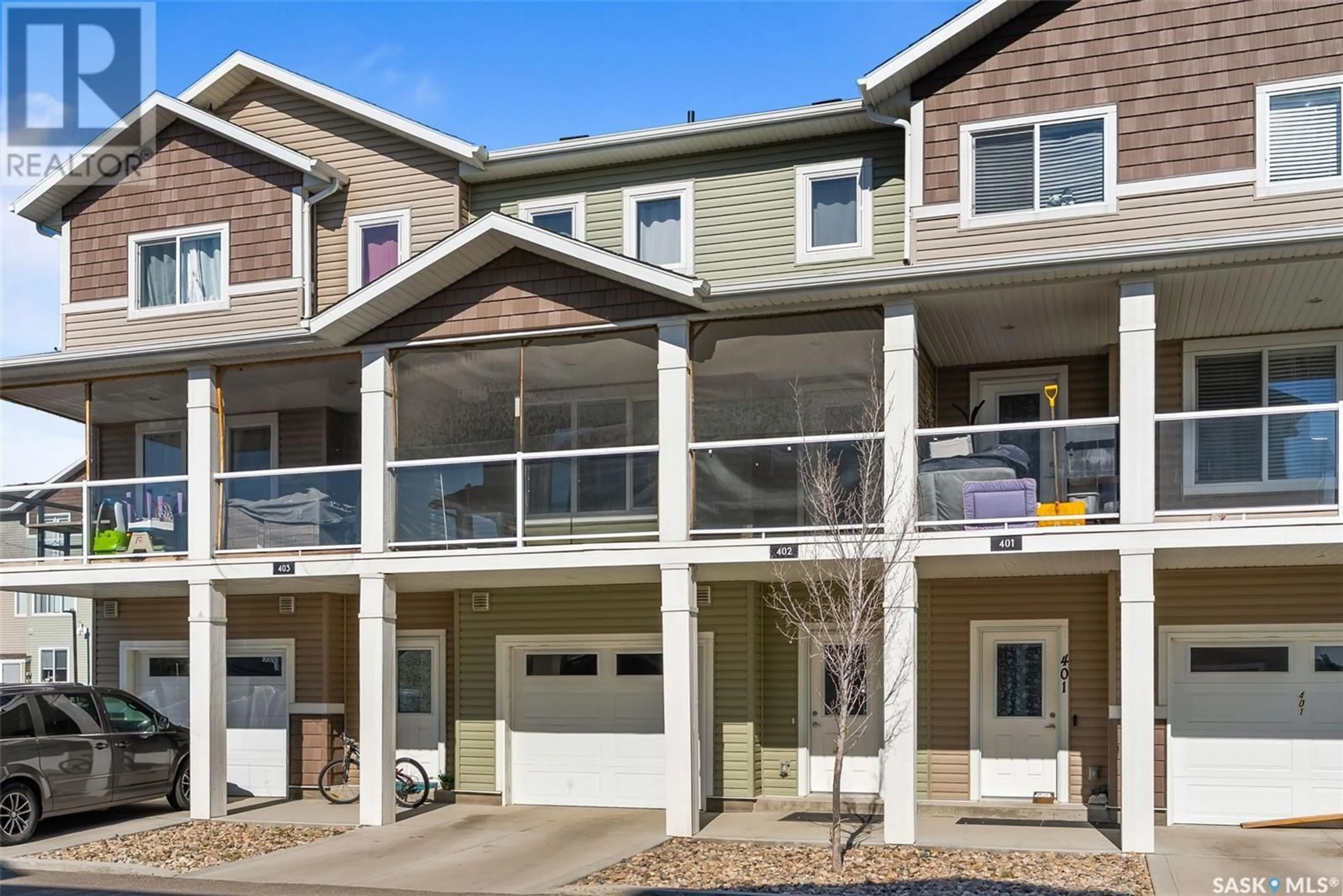 Home with vinyl exterior material, unknown for 402 - 3363 GREEN POPPY STREET, Regina Saskatchewan S4V3K5