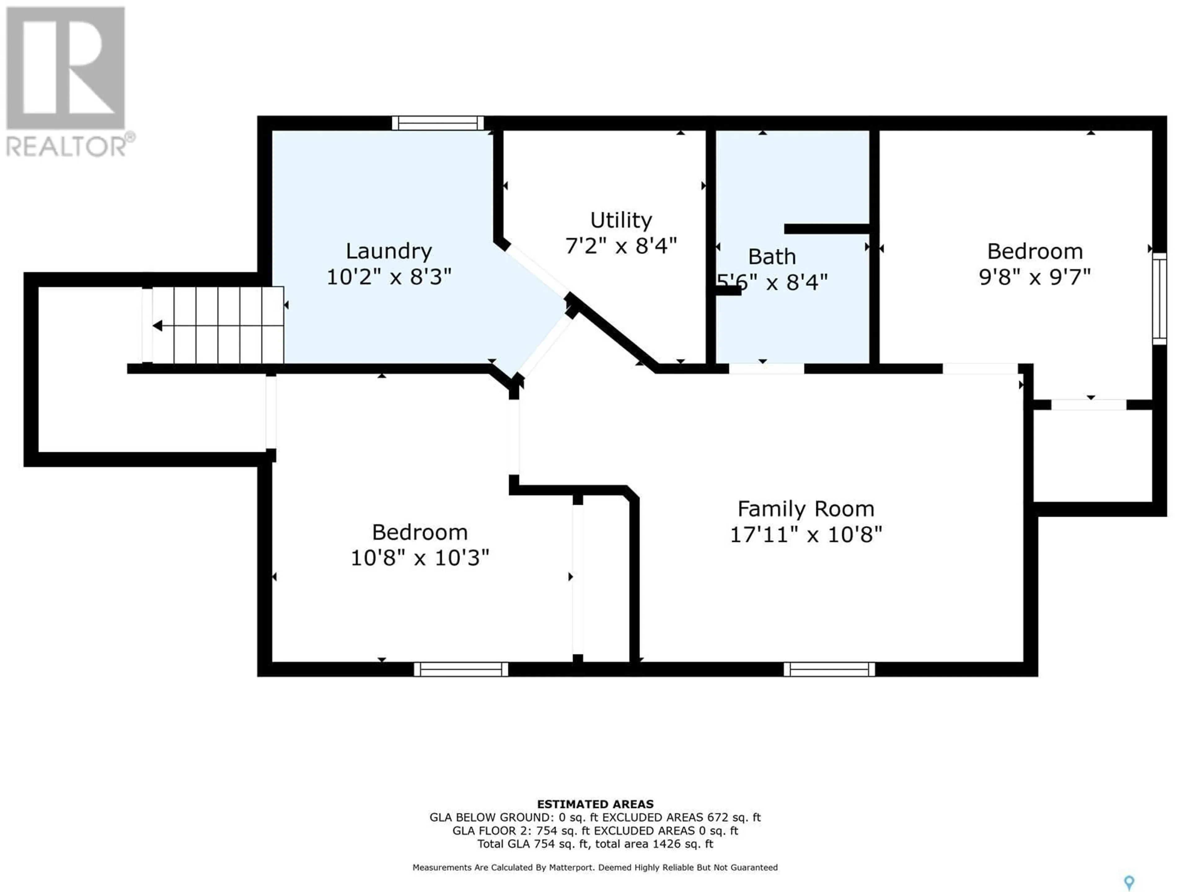 Floor plan for 2224 MCARA STREET, Regina Saskatchewan S4N2W1