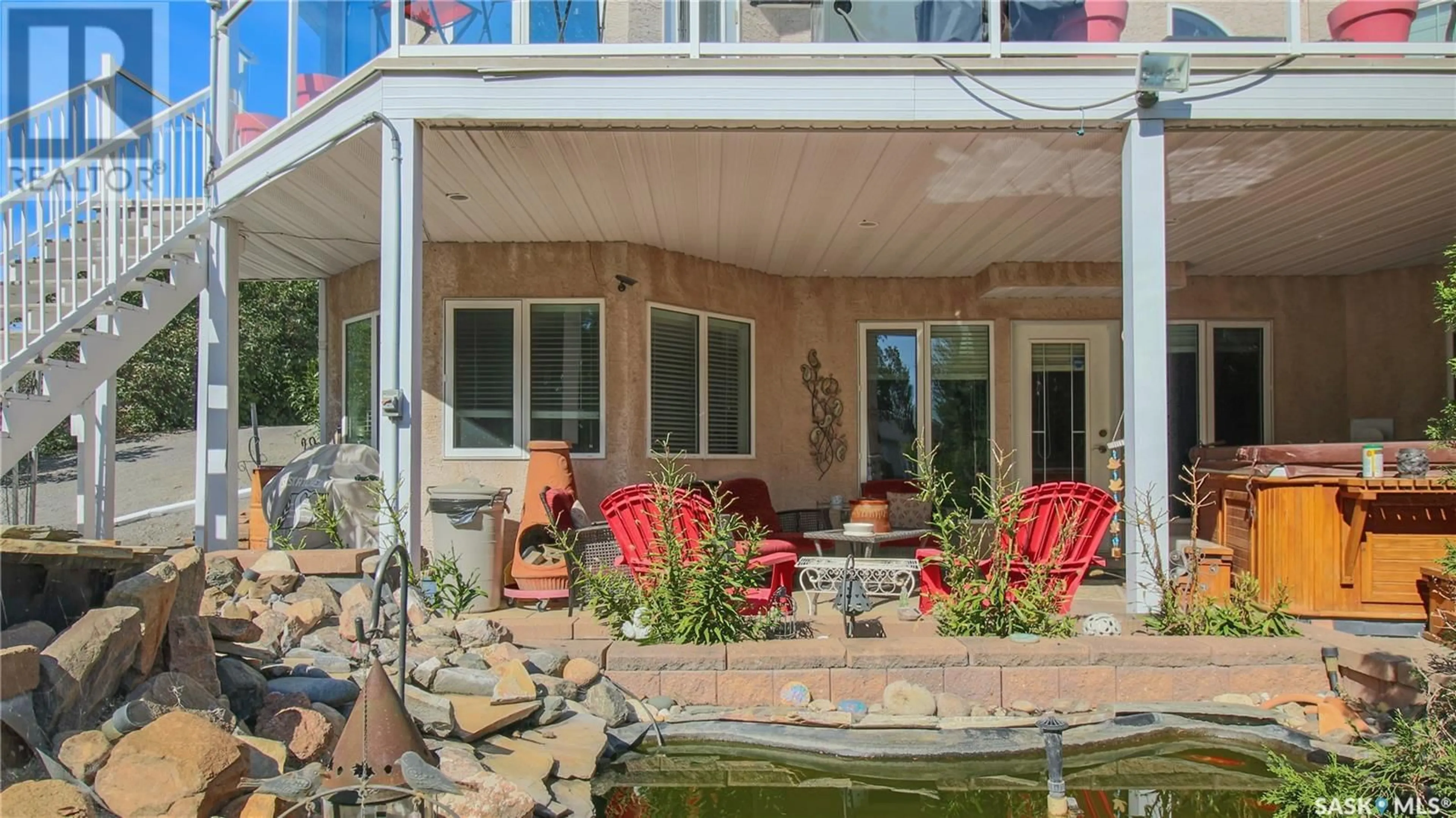 Patio, water/lake/river/ocean view for 22 LOTT ROAD, White City Saskatchewan S4L5B1