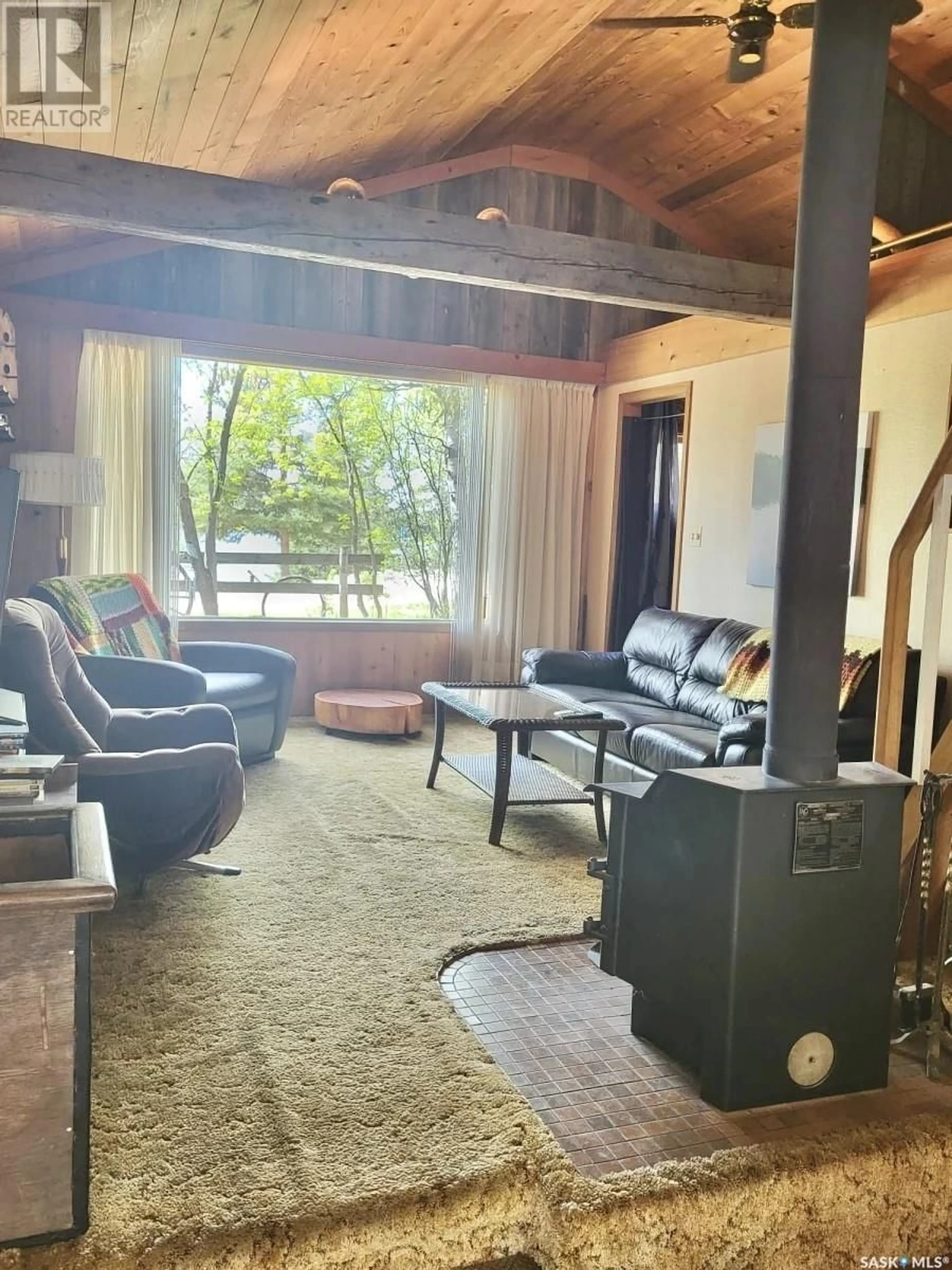 Living room with furniture, unknown for 1 LAKESHORE PLACE, Echo Bay Saskatchewan S0J2G0