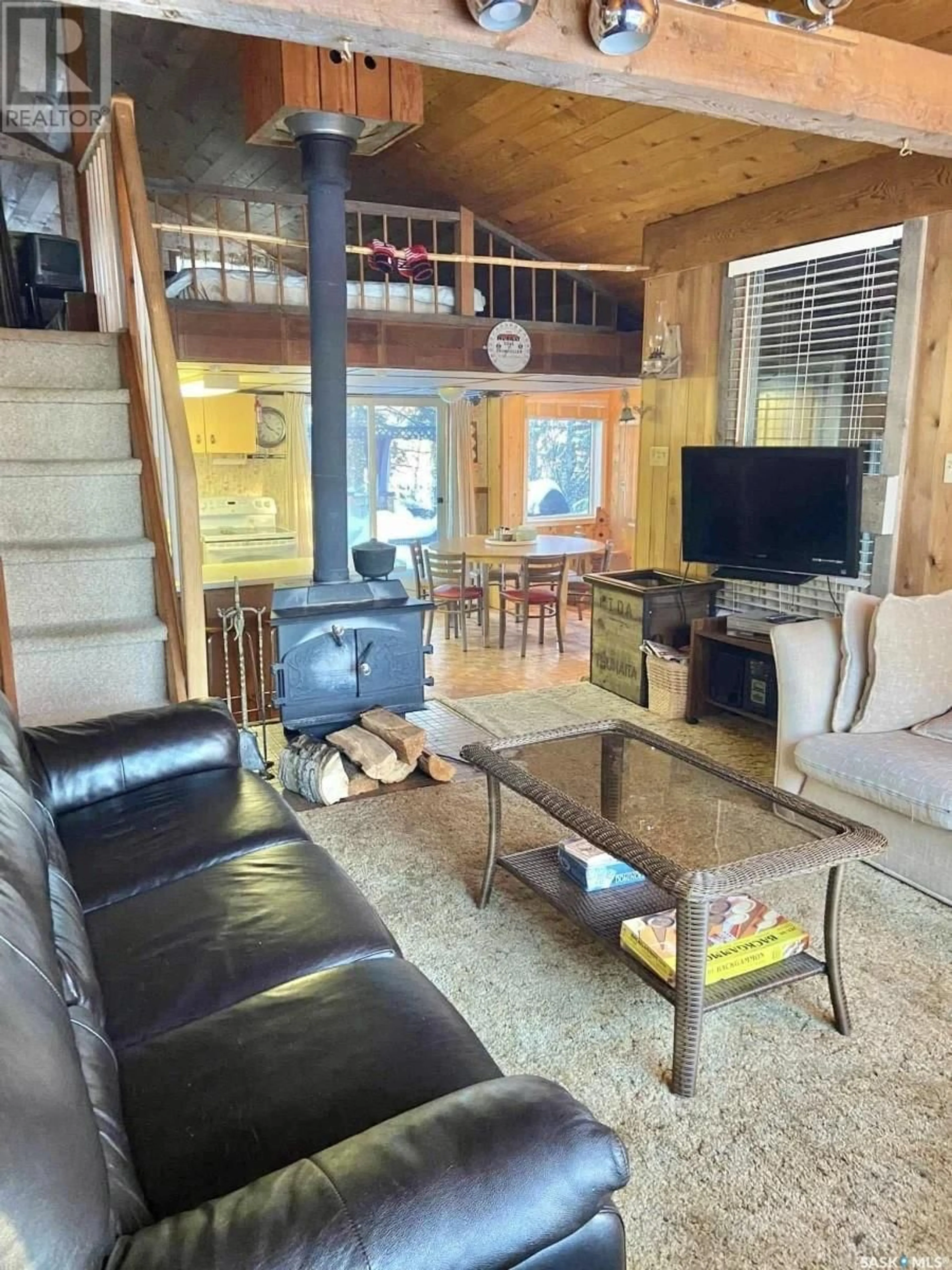 Living room with furniture, unknown for 1 LAKESHORE PLACE, Echo Bay Saskatchewan S0J2G0