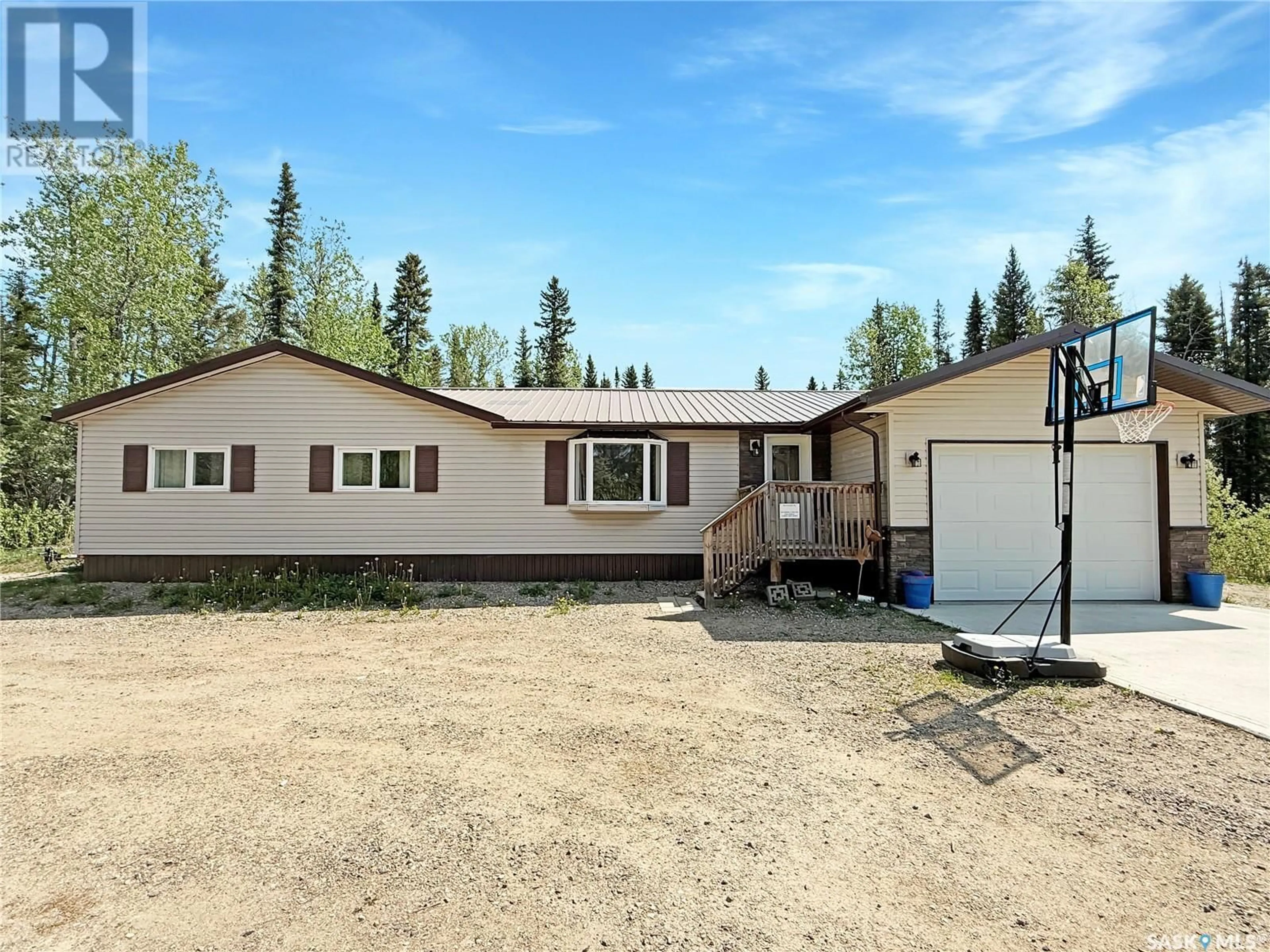 A pic from outside/outdoor area/front of a property/back of a property/a pic from drone, unknown for 14 FAIRWAY DRIVE, Candle Lake Saskatchewan S0J3E0