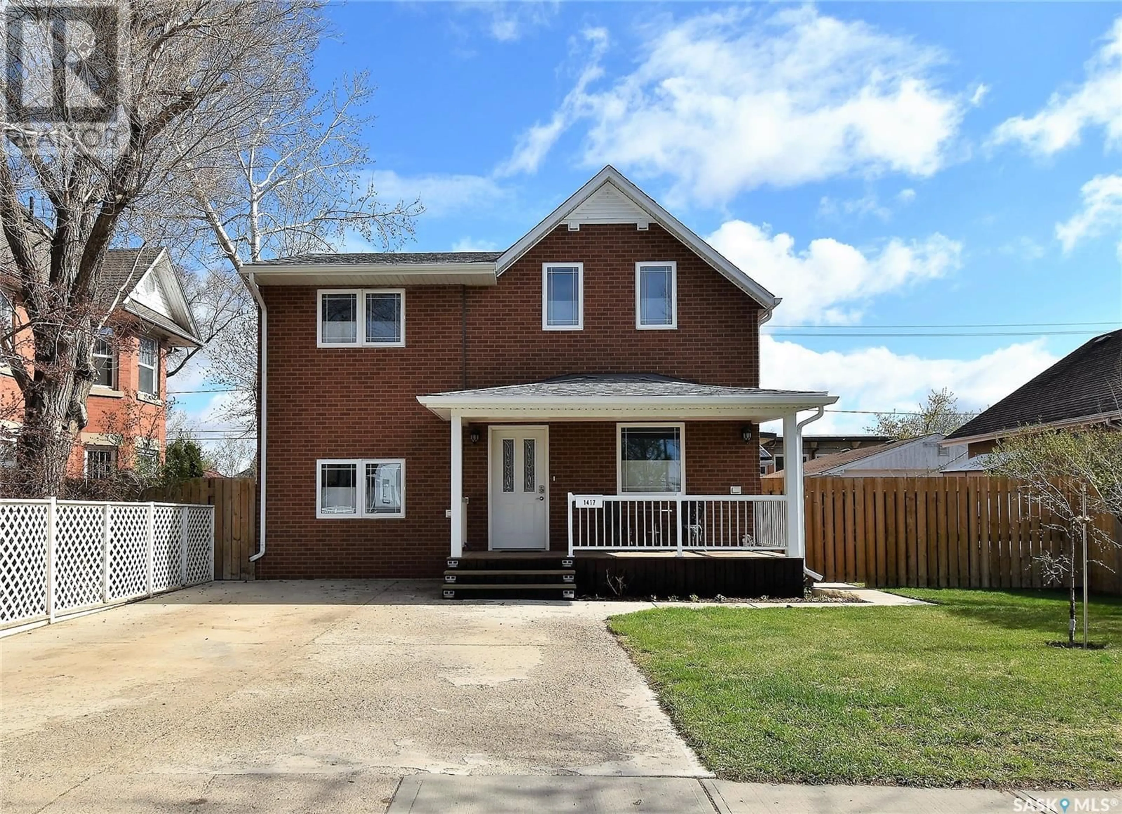 Home with brick exterior material, street for 1417 SECOND STREET, Estevan Saskatchewan S4A0M5