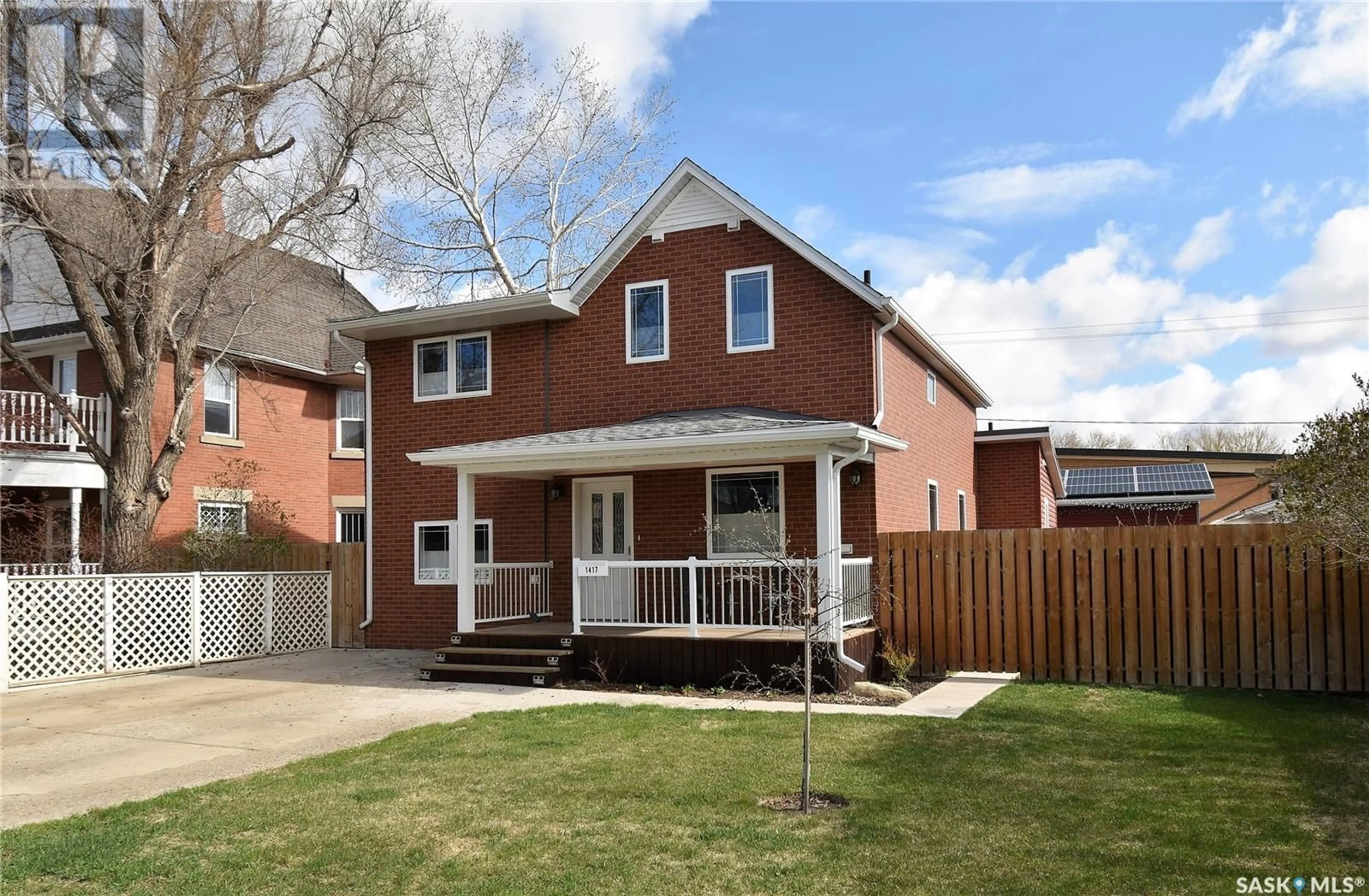 Home with brick exterior material, street for 1417 SECOND STREET, Estevan Saskatchewan S4A0M5
