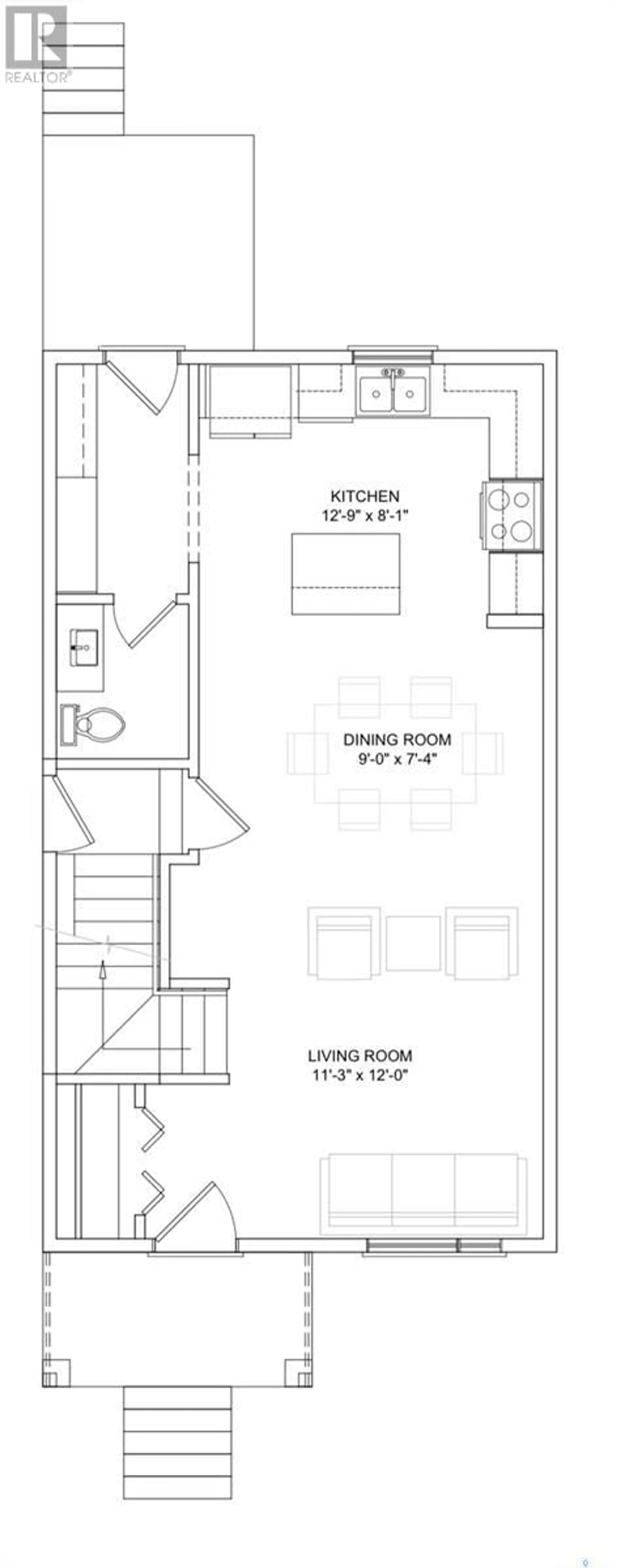 Floor plan for 2122 MCARA STREET, Regina Saskatchewan S4N2V8