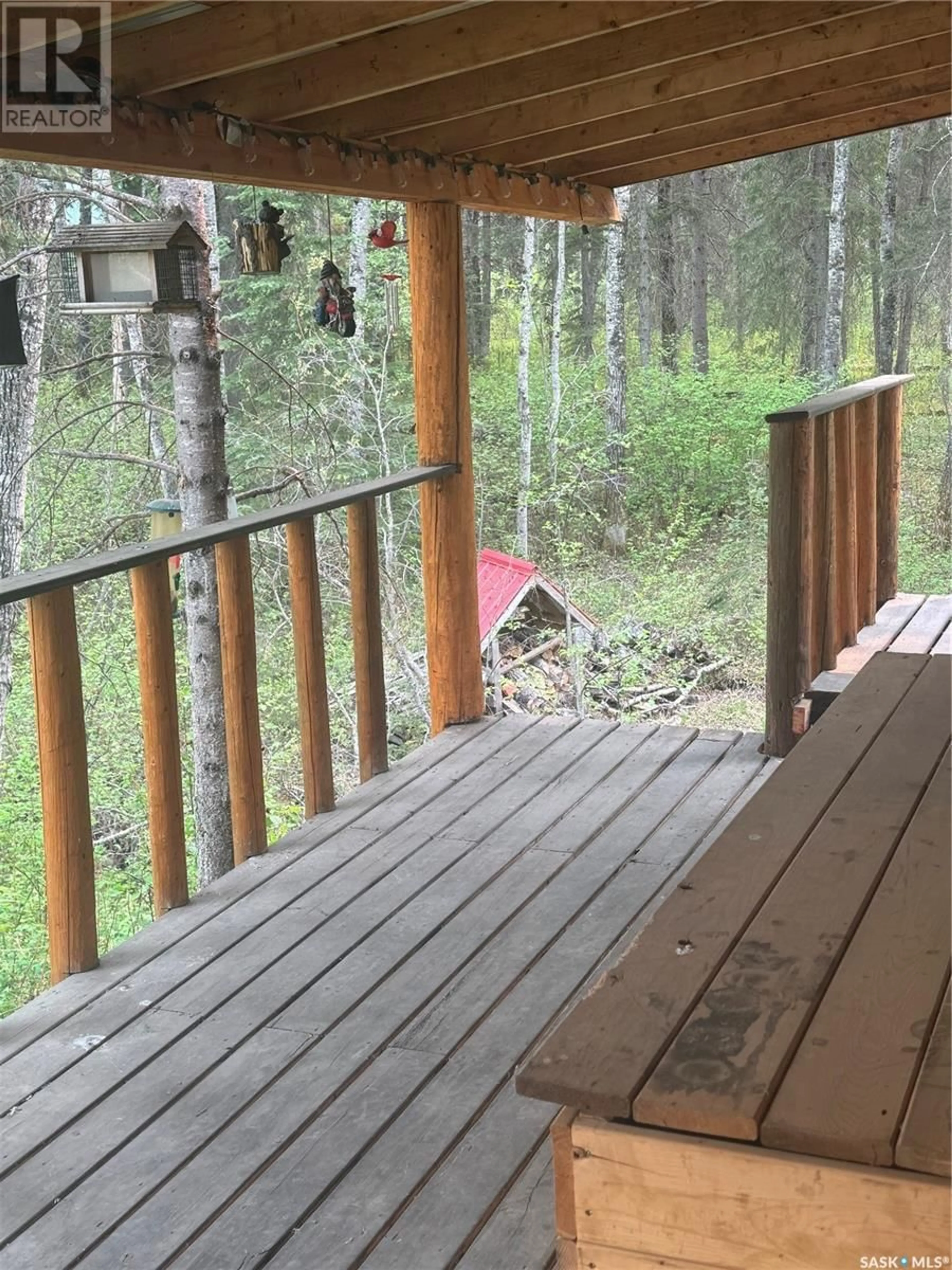 Patio, forest/trees view for 17 MOOSE CRESCENT, Hudson Bay Rm No. 394 Saskatchewan S0E0Y0
