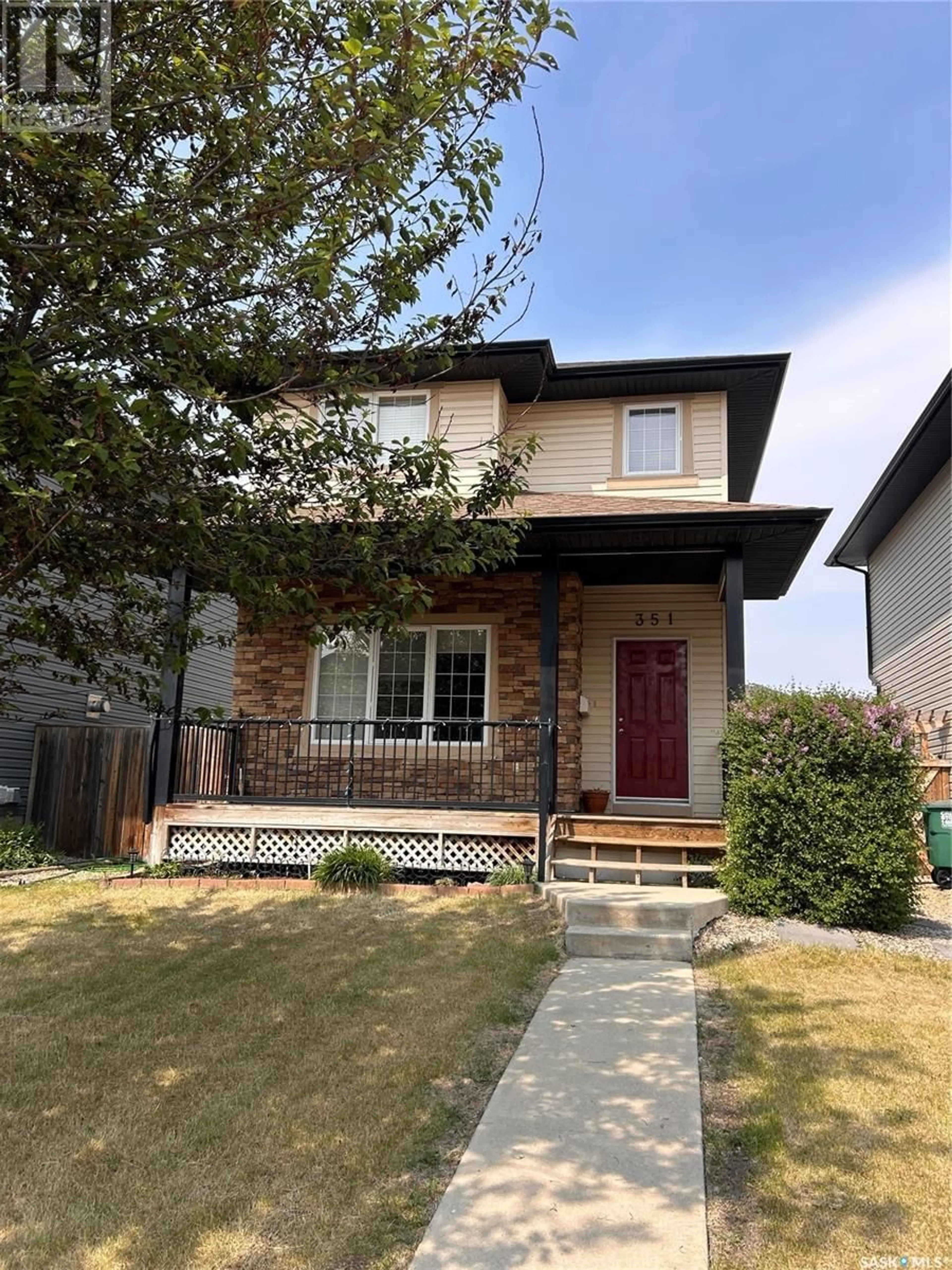 Home with brick exterior material, street for 351 LYND LANE, Saskatoon Saskatchewan S7T0B1