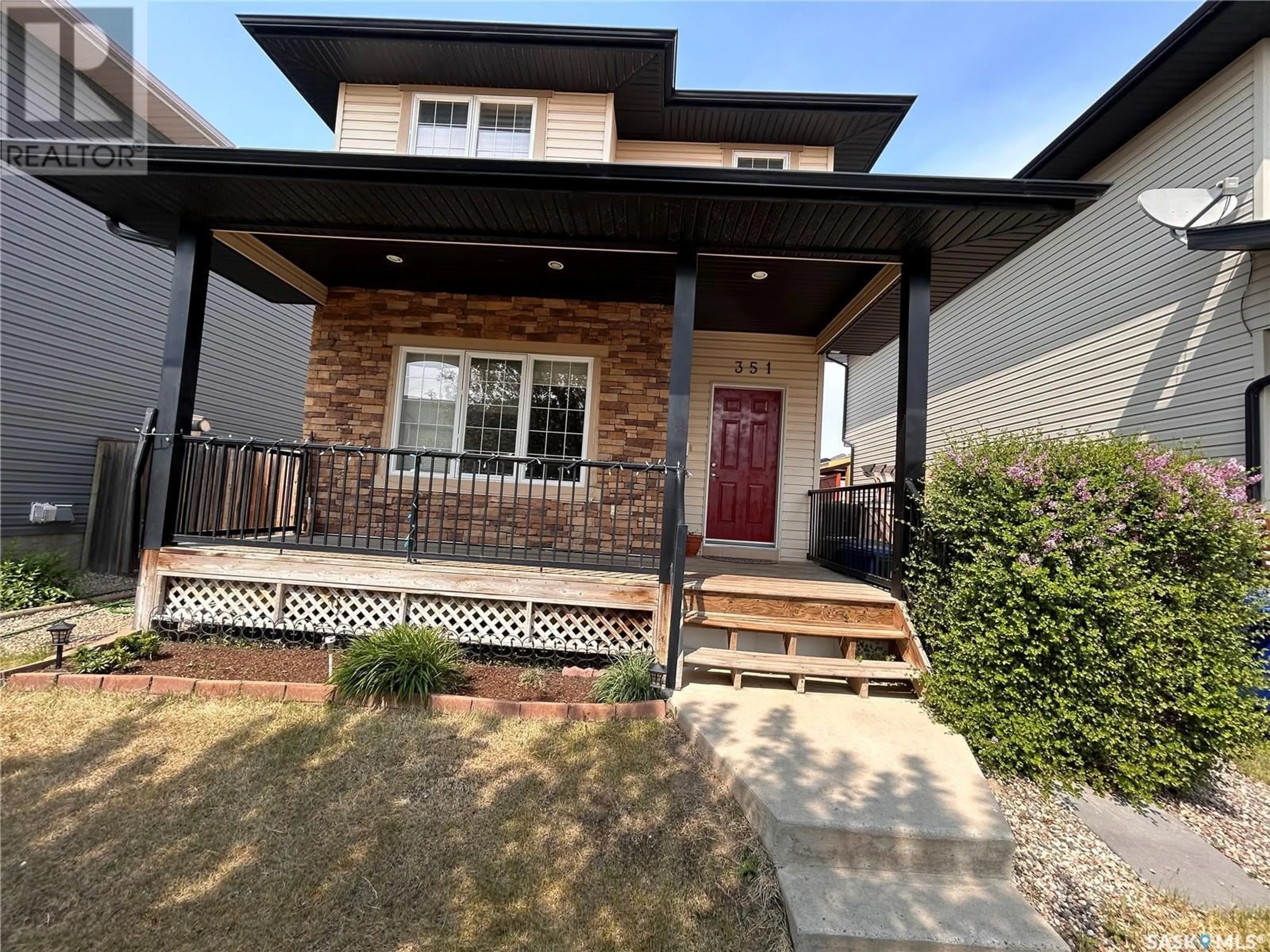 Home with brick exterior material, street for 351 LYND LANE, Saskatoon Saskatchewan S7T0B1