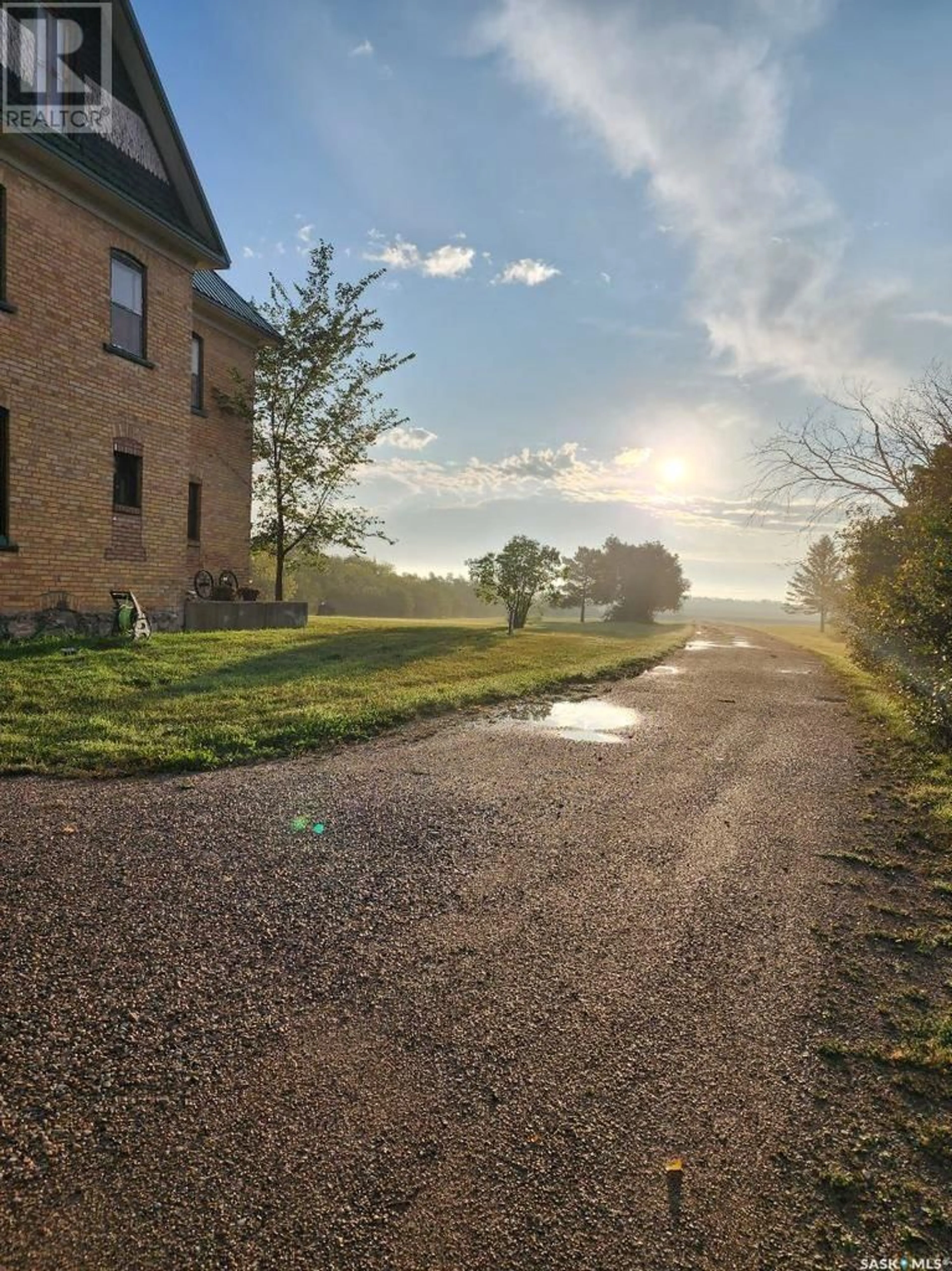A pic from outside/outdoor area/front of a property/back of a property/a pic from drone, street for GRENFELL ACREAGE, Elcapo Rm No. 154 Saskatchewan S0G2B0